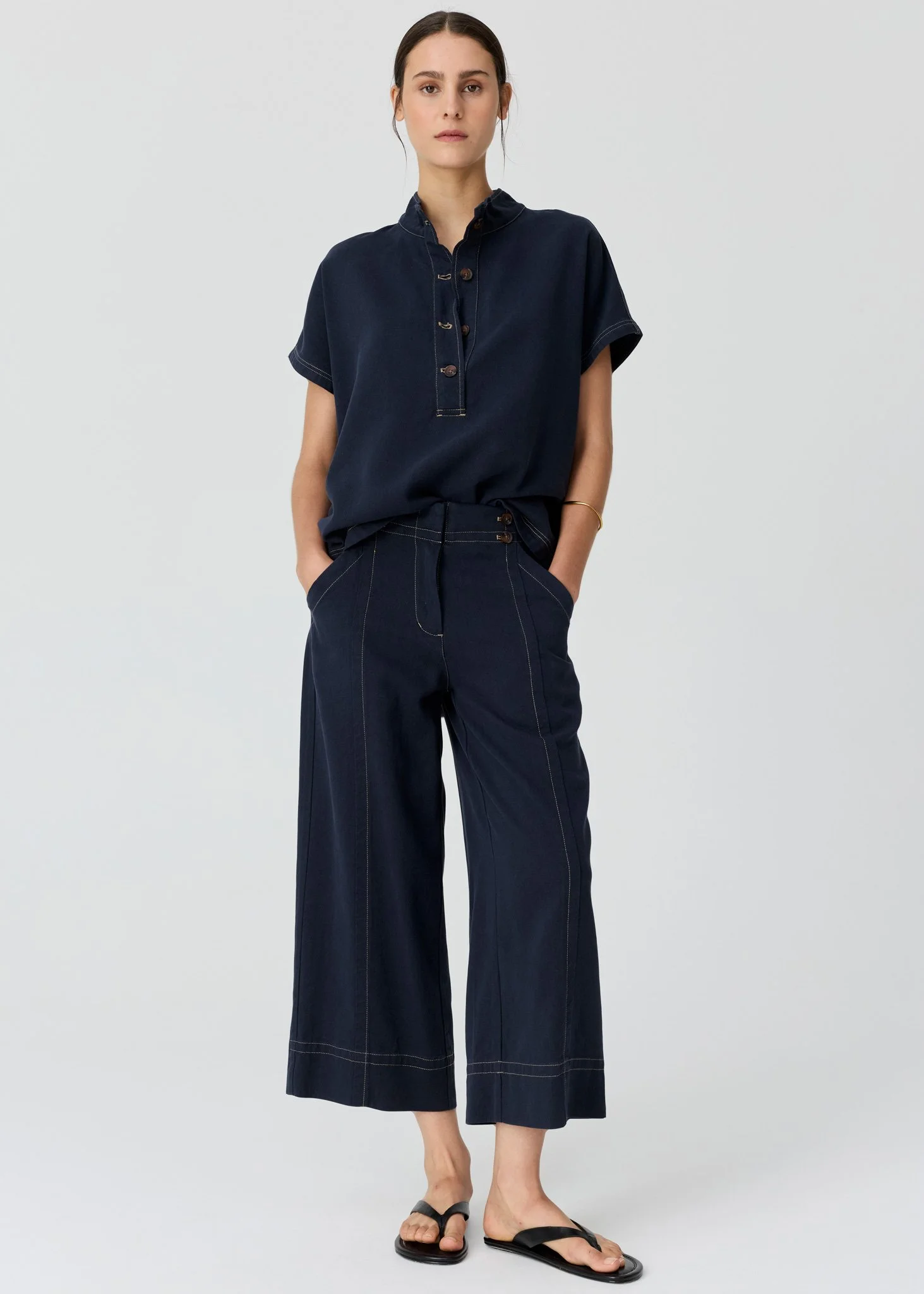 POL | Anise Crop Pant | Ink