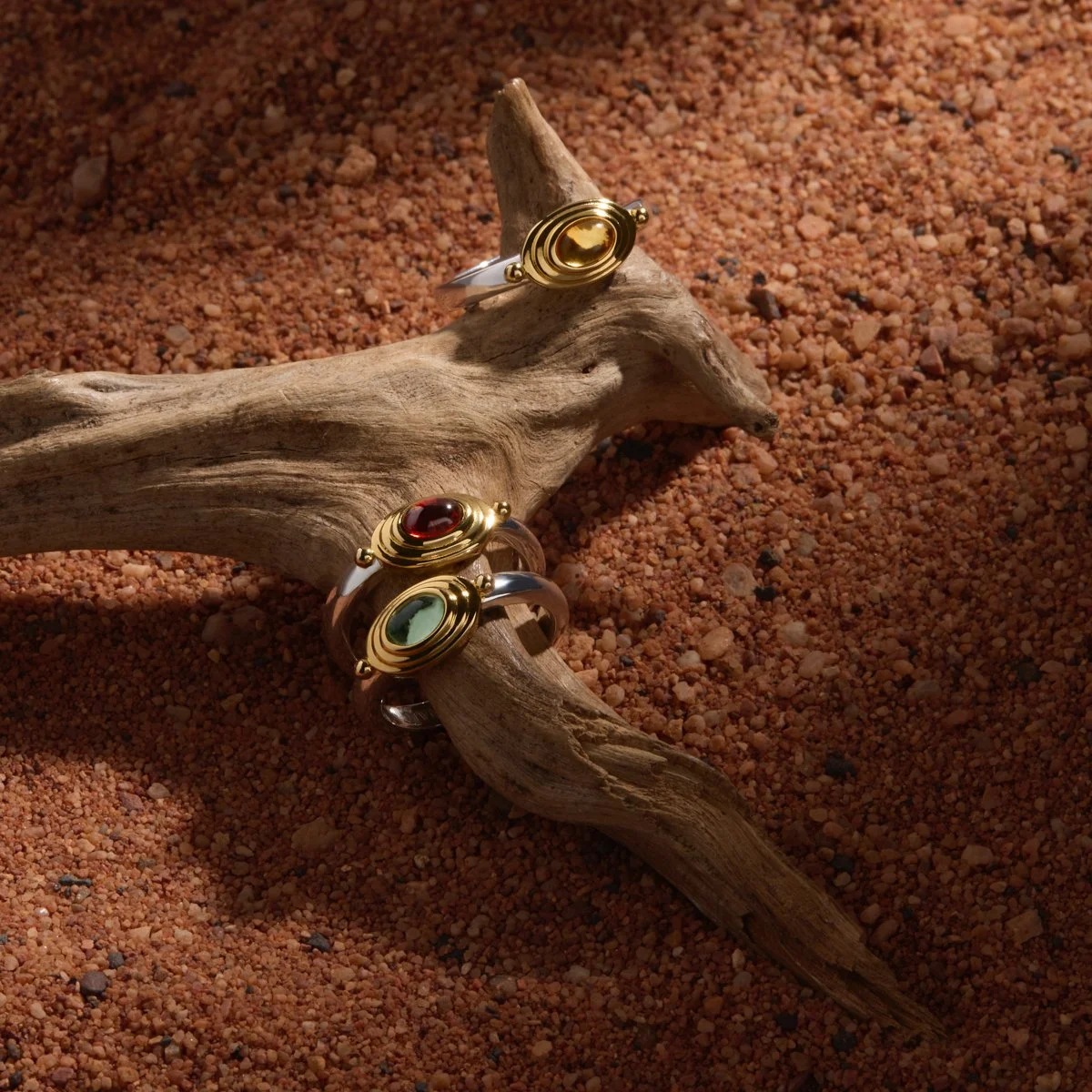 Najo | Horizon Blue Topaz Ring | Gold