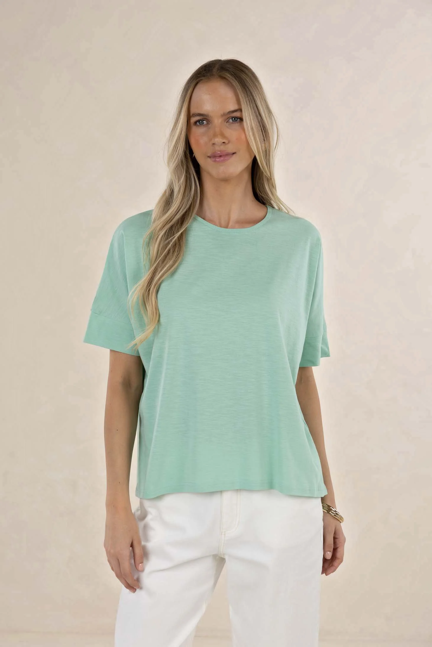 Humidity | Dippy Tee | Mist Green, Terracotta or White