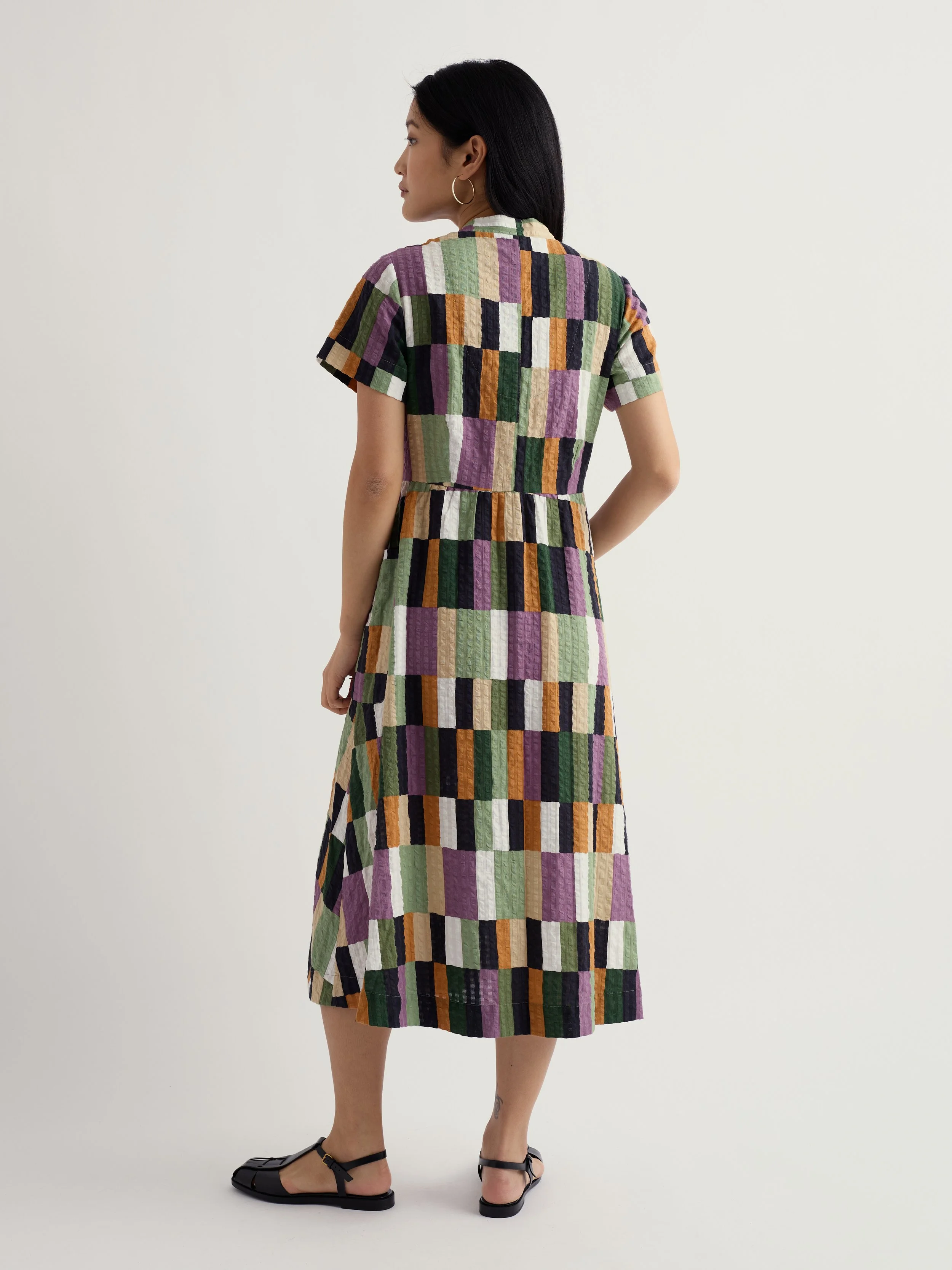 Fowen Shirt Dress - Field Colour Dried Basil - 4.jpg