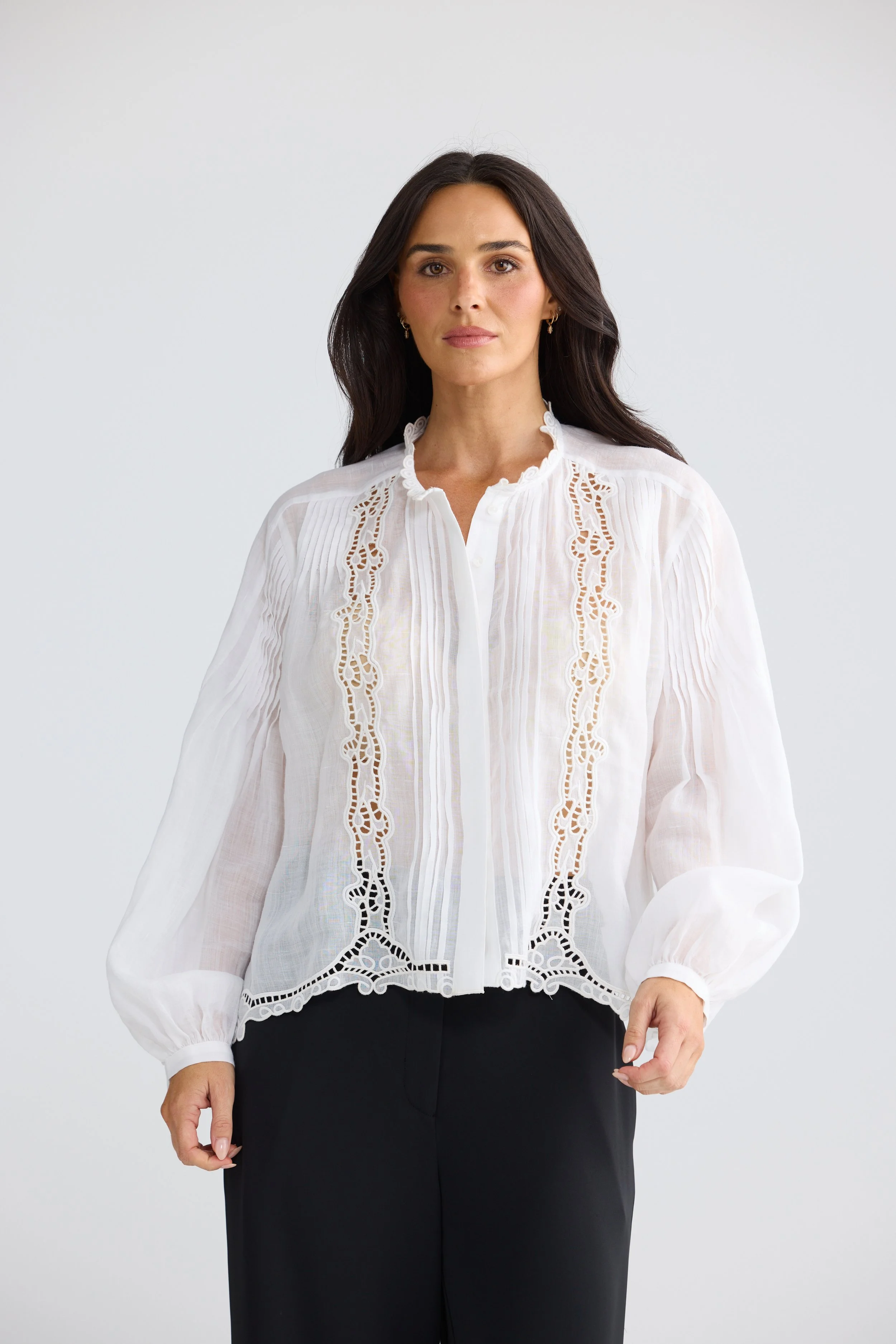 Brave + True | Jenson Shirt | White