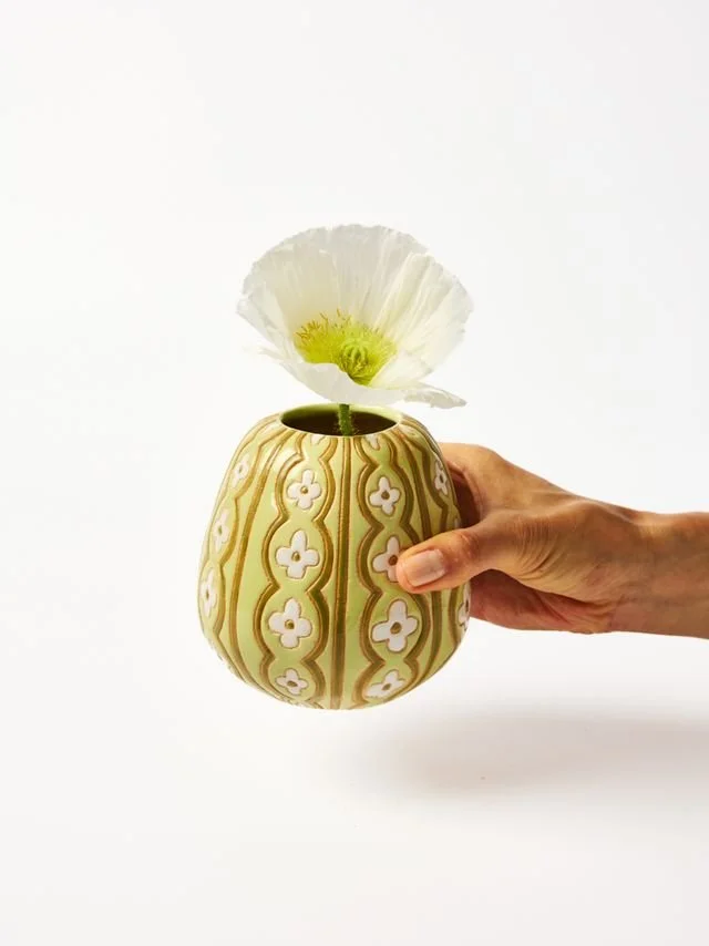 Jones & Co | Pollen Vase | Vintage Green