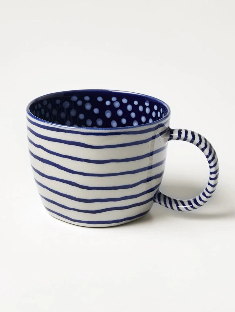 Jones & Co | Chino Mug Navy Lines