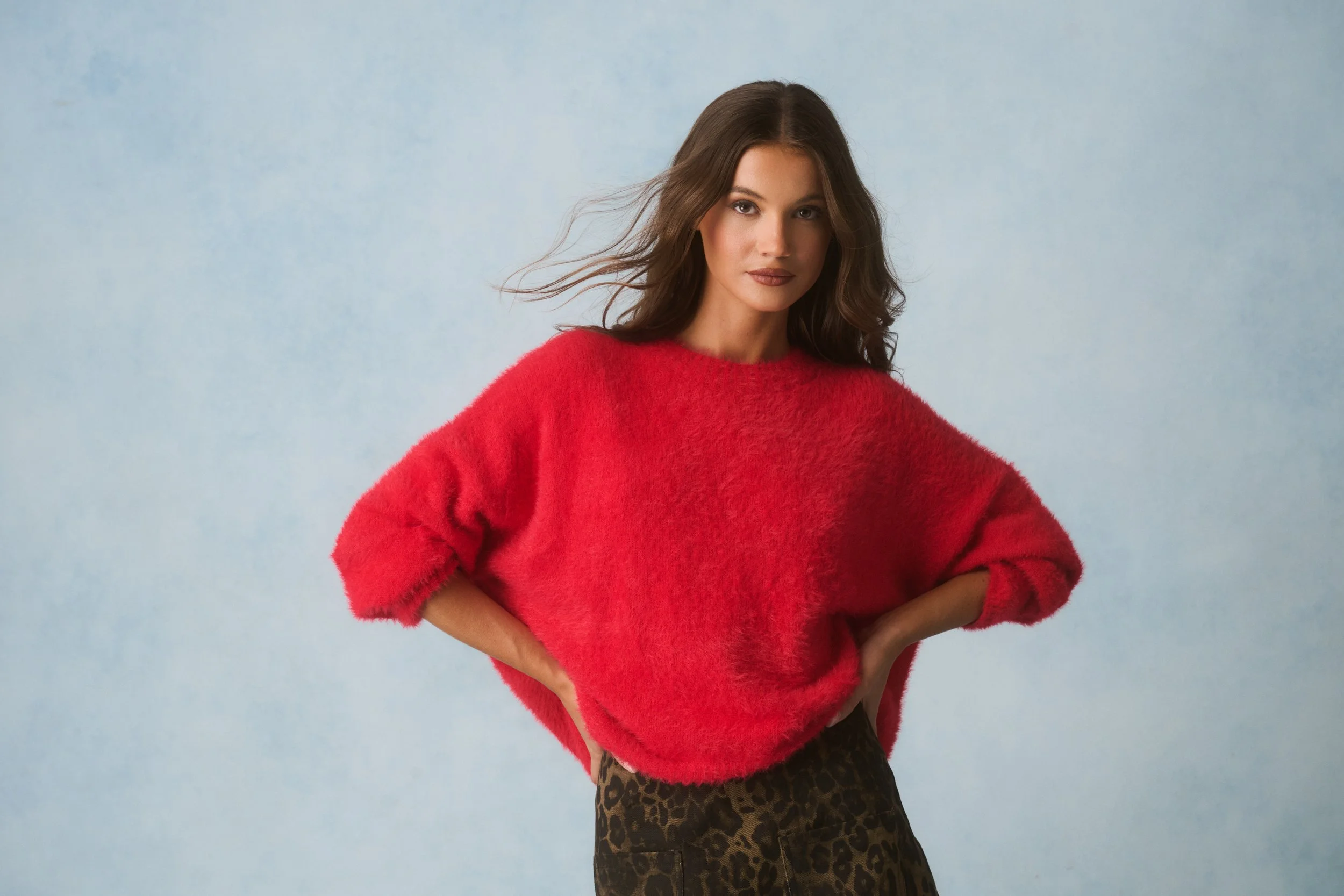 Cartel & Willow | Ayla Sweater | Scarlet