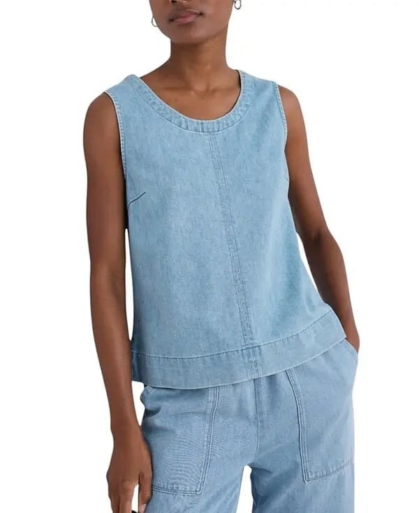 Seasalt | Gawen Vest | Light Wash