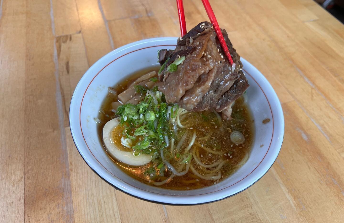 🍜 Our new Wagyu Ramen starting today. Now serving our Wagyu ramen with Beef Brisket!!