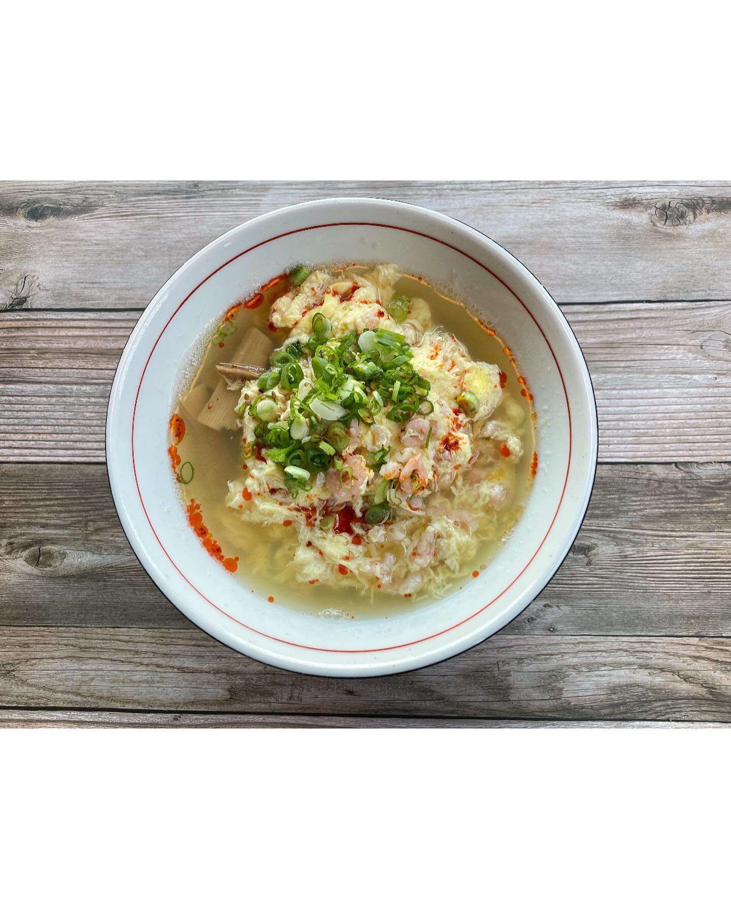 🥢 New Ramen Egg Drop!!
Introducing our new ramen Egg Drop Shrimp Ramen made with Bay Shrimp and served with our Umami Dashi Broth! Come in and try today 🍜