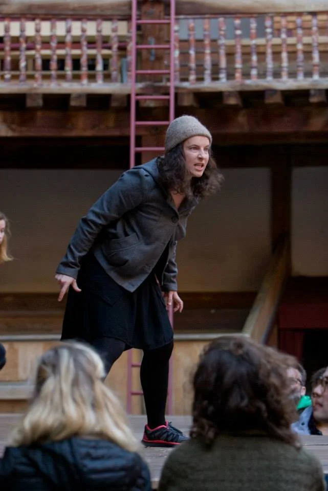 Performing at the Pop Up Globe