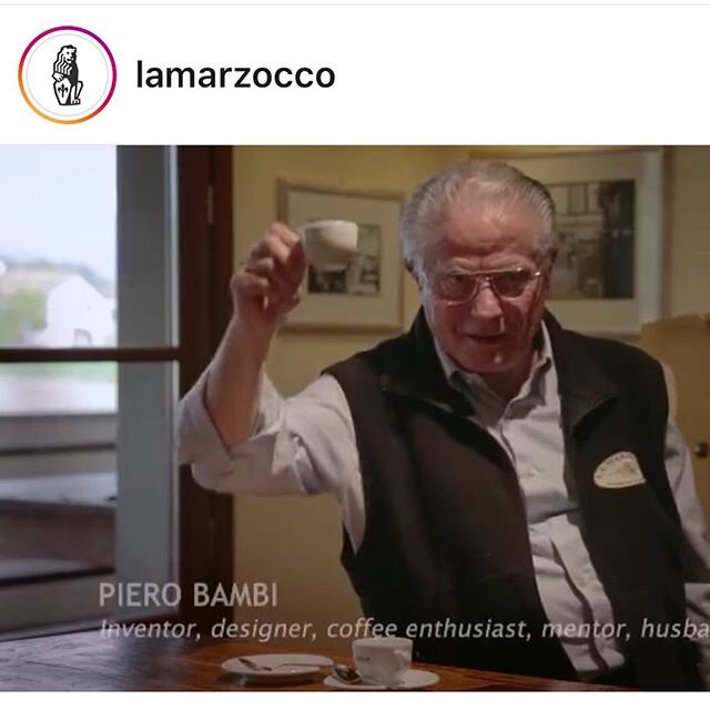 Rest In Peace, Piero. .
.
. 
while I never met Mr. Bambi I&rsquo;ve been a barista behind and a technician inside of his espresso machines, as so many have. The breadth and depth of his legacy &amp; influence cannot be understated.  I wish I had been