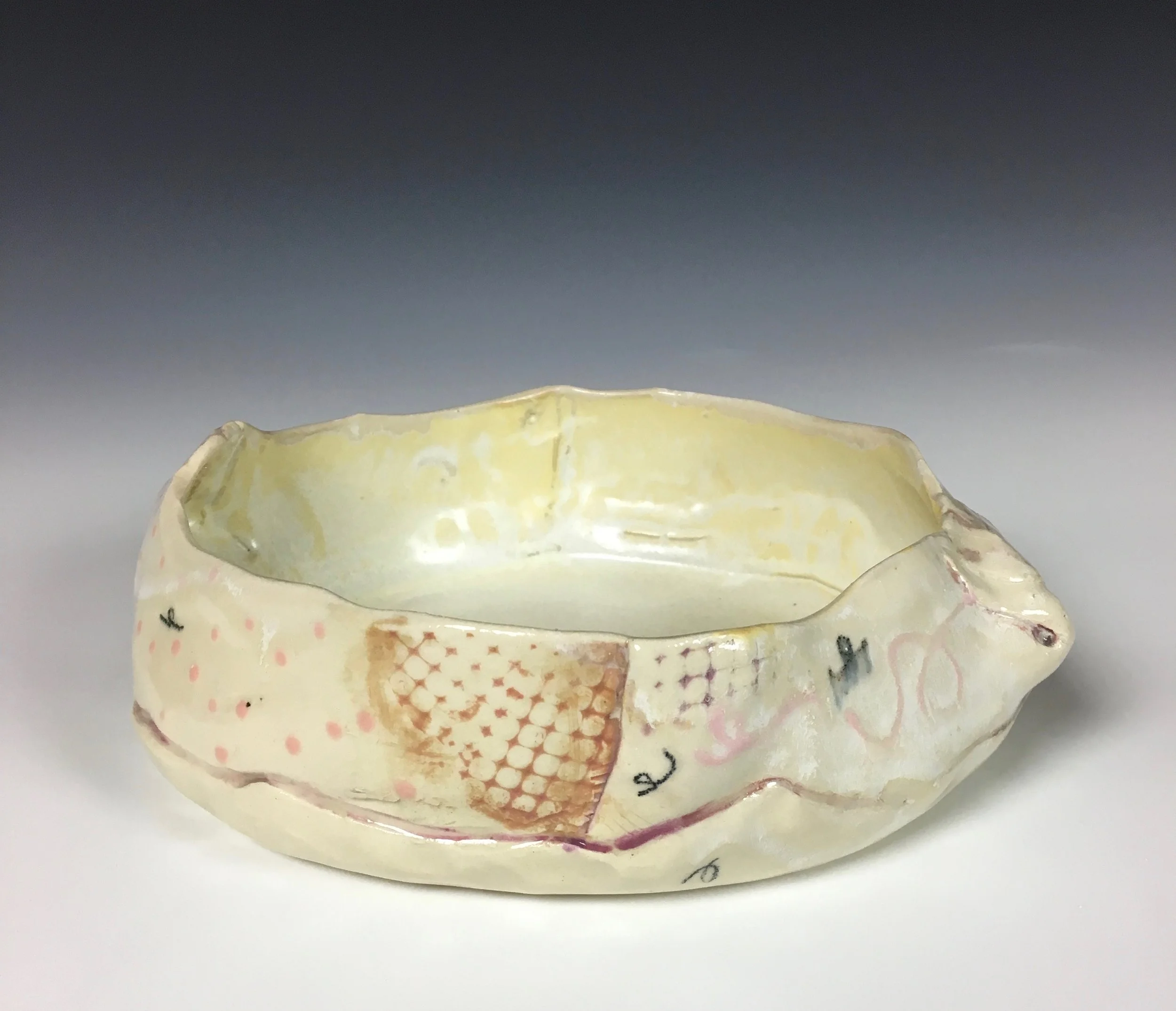 Large Bowl , Stoneware, Cone 5
