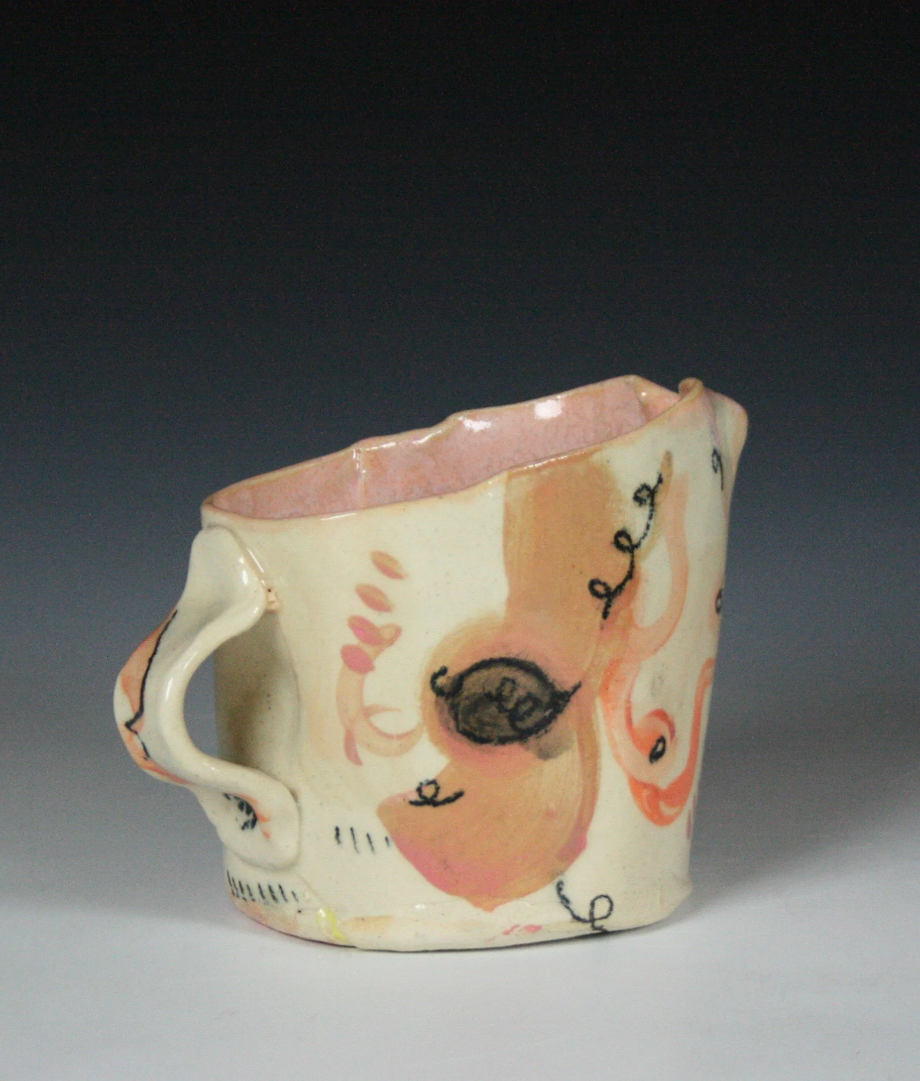 Creamer , Stoneware, Cone 5