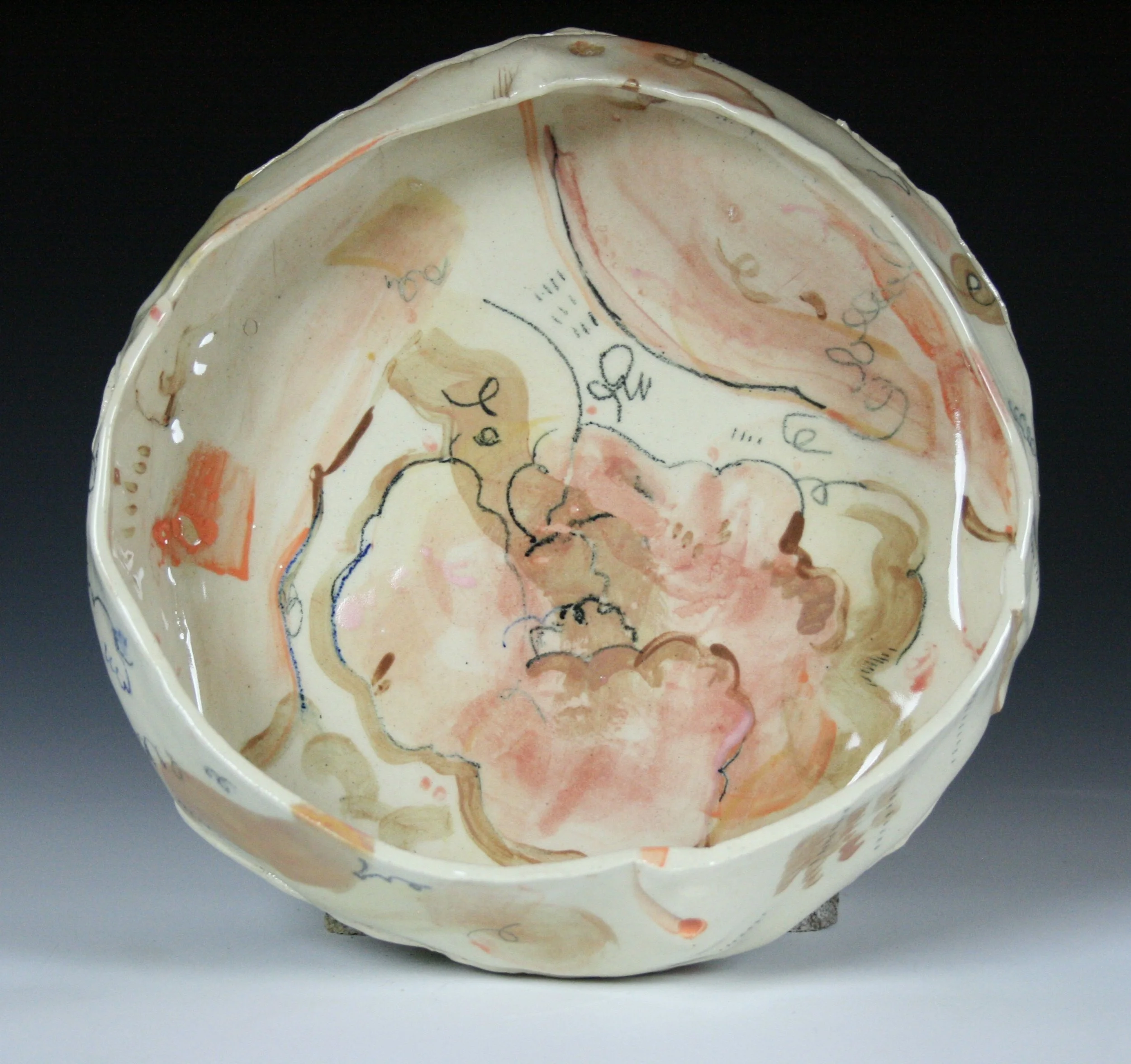 Bowl , stoneware, Cone 5