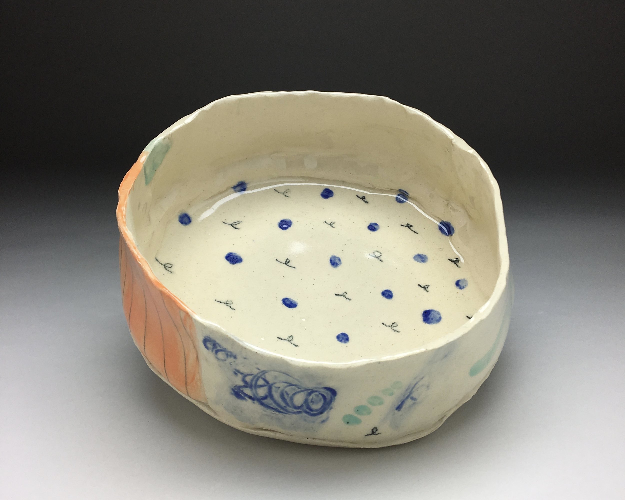 Polkadot Bowl , inside detail