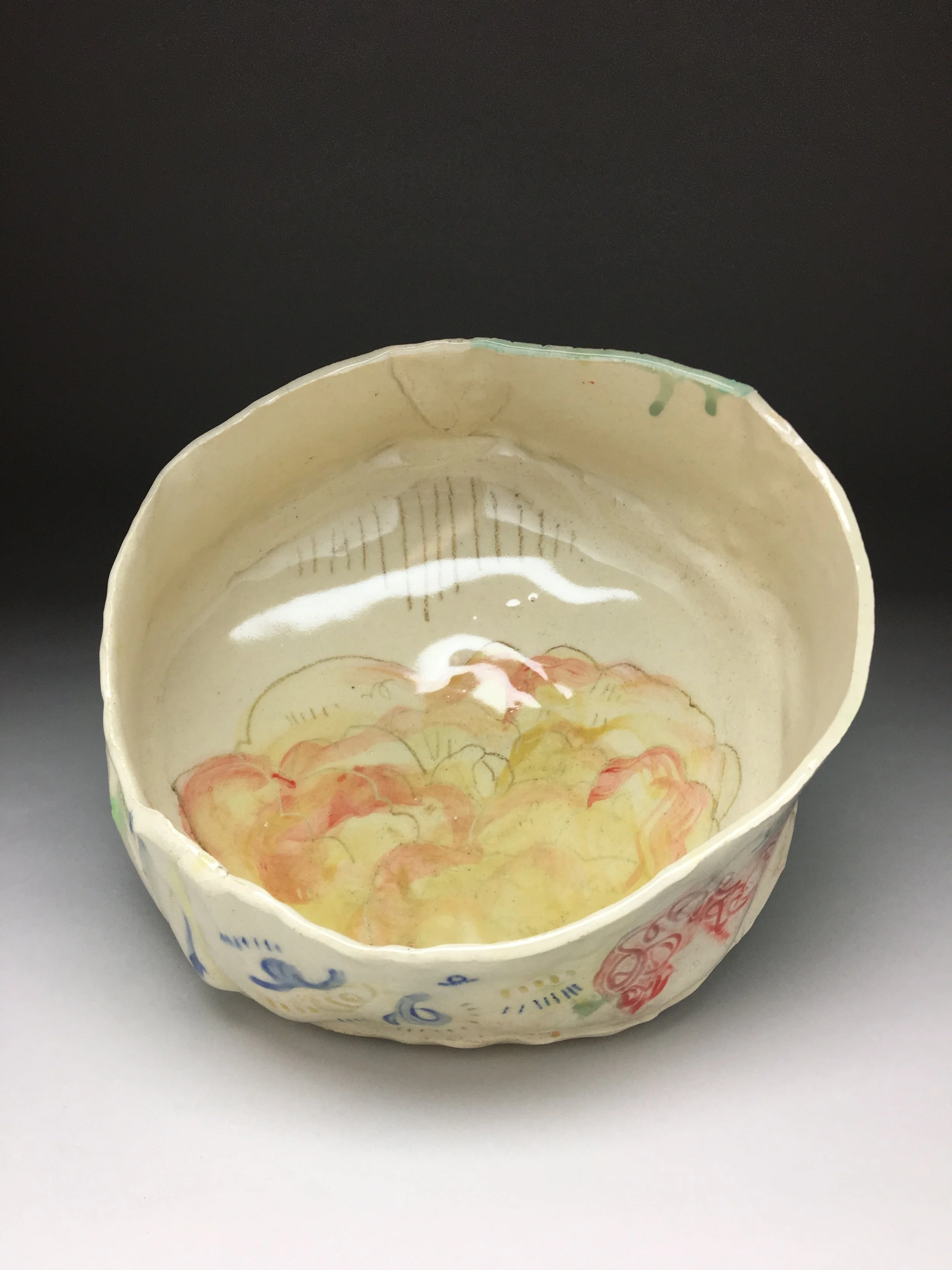   Serving Bowl,  inside detail 