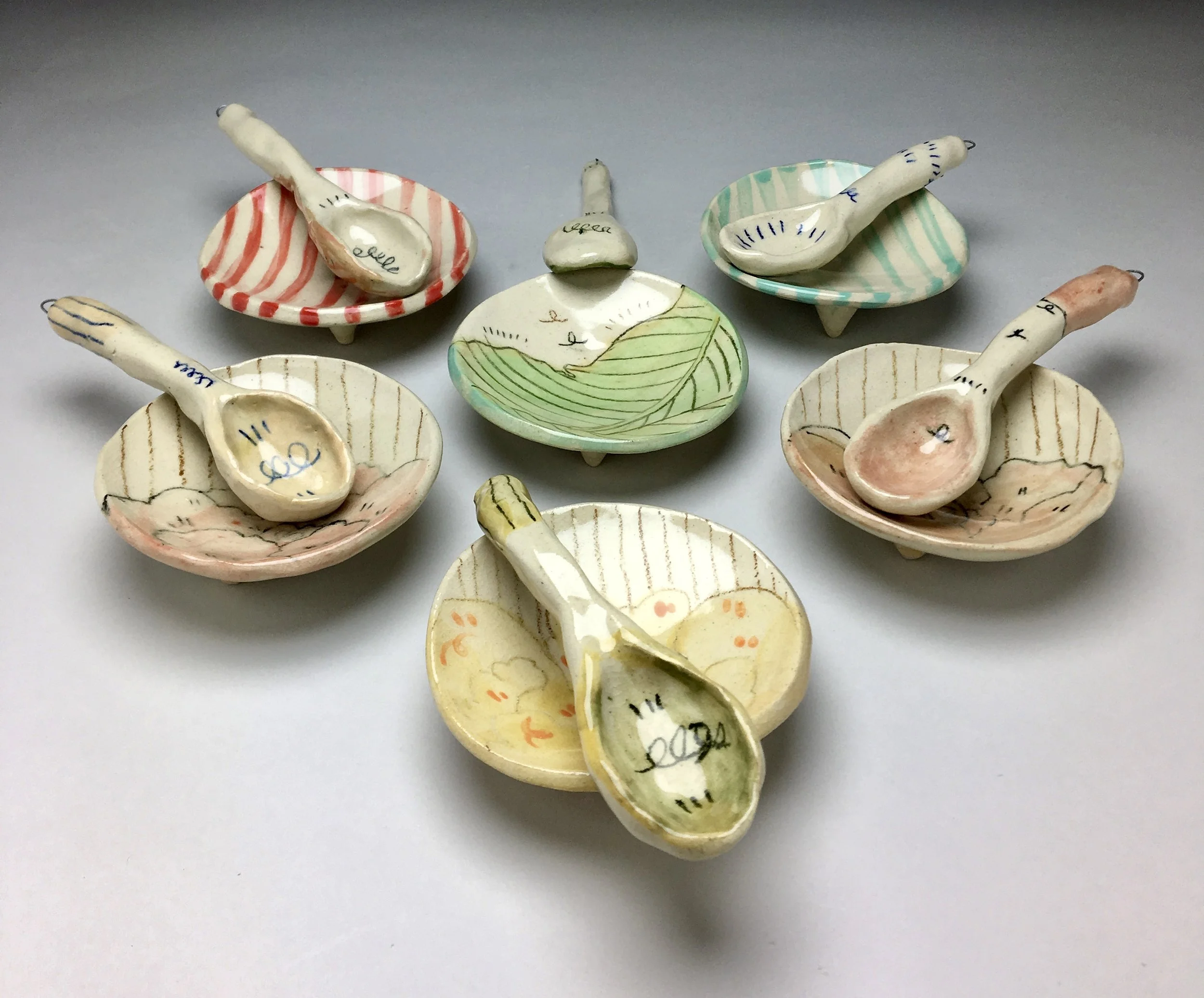 Catchalls with Spoons , detail