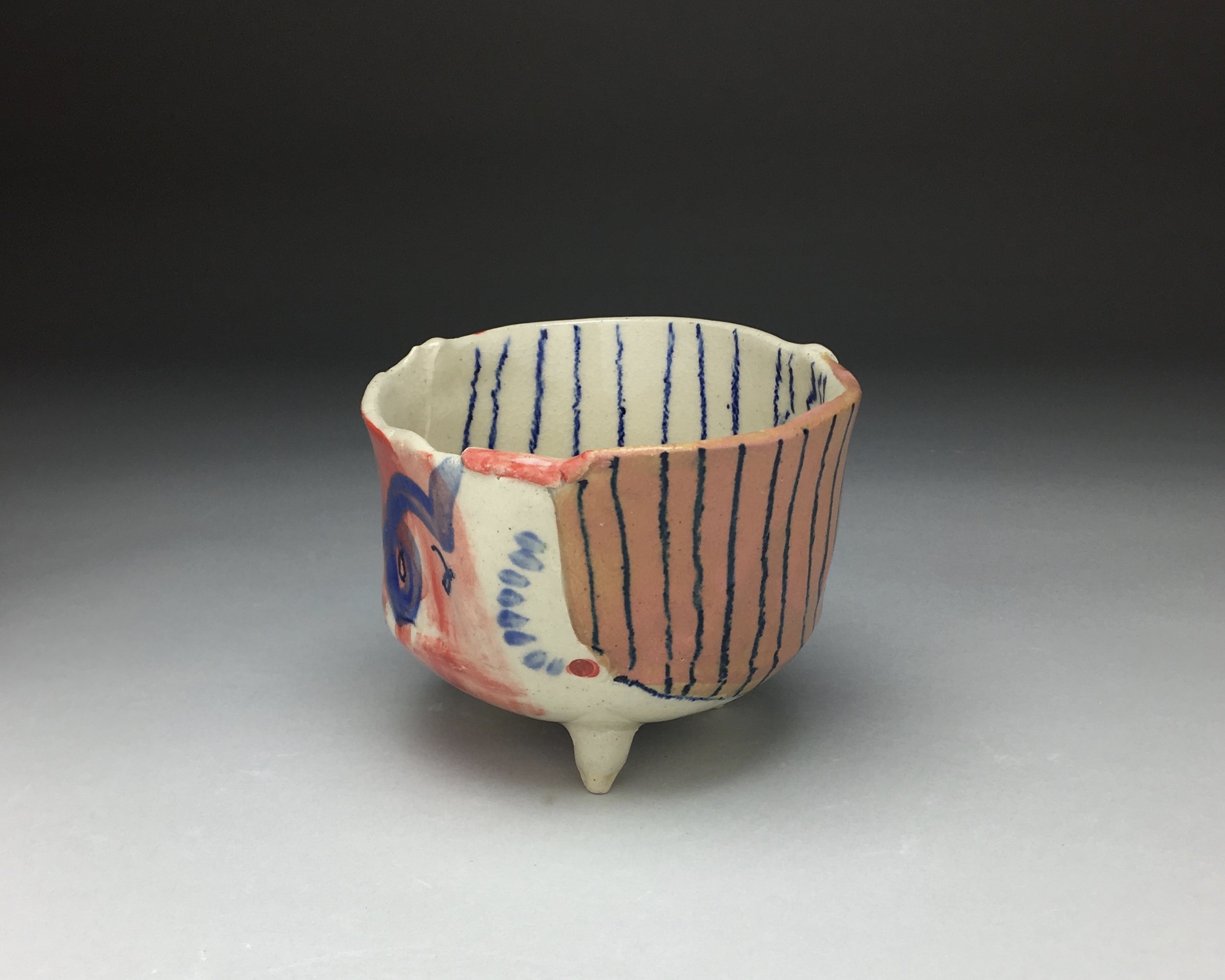 Standing Planter , stoneware, cone 5