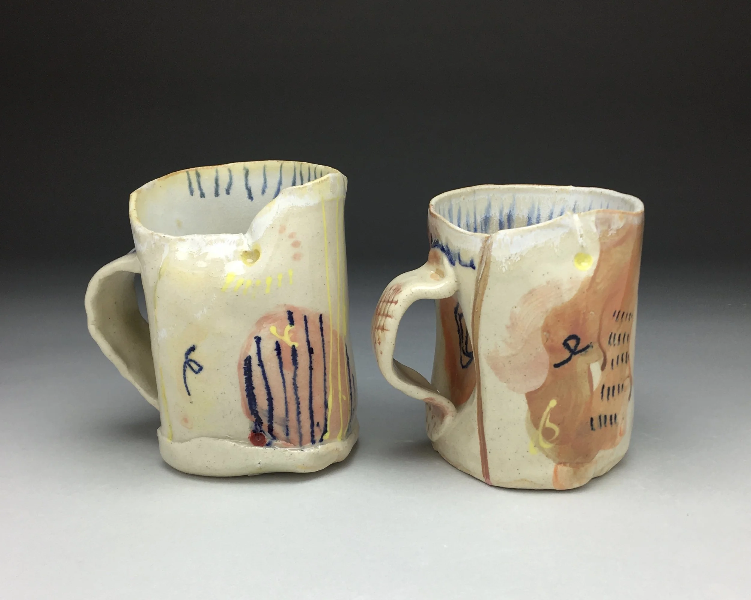 Mugs, Stoneware, Cone 5