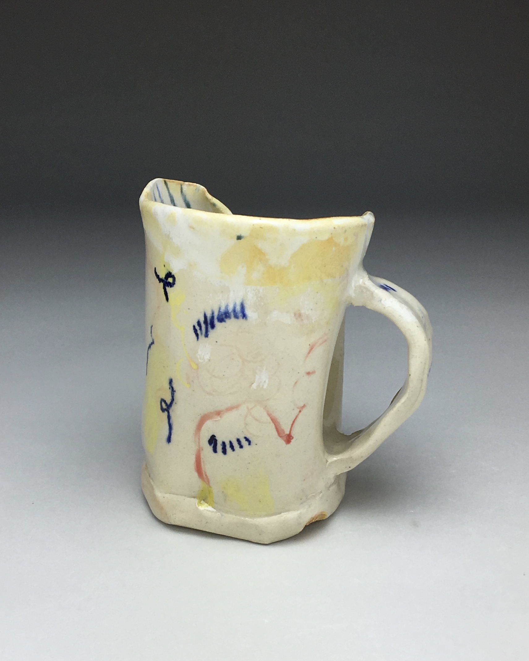 Yellow Mug , Stoneware, Cone 5