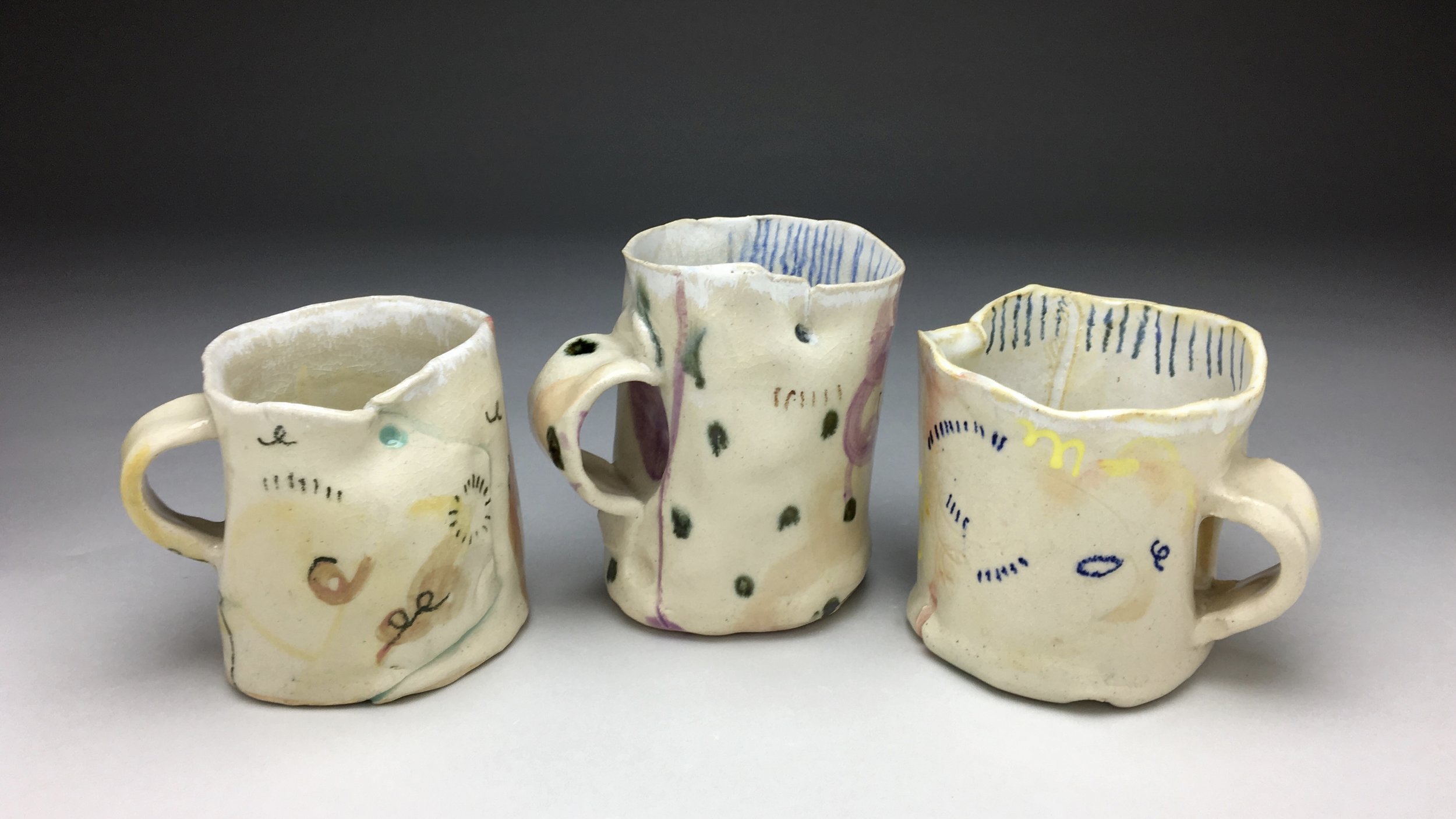 Mug Set, stoneware, cone 5