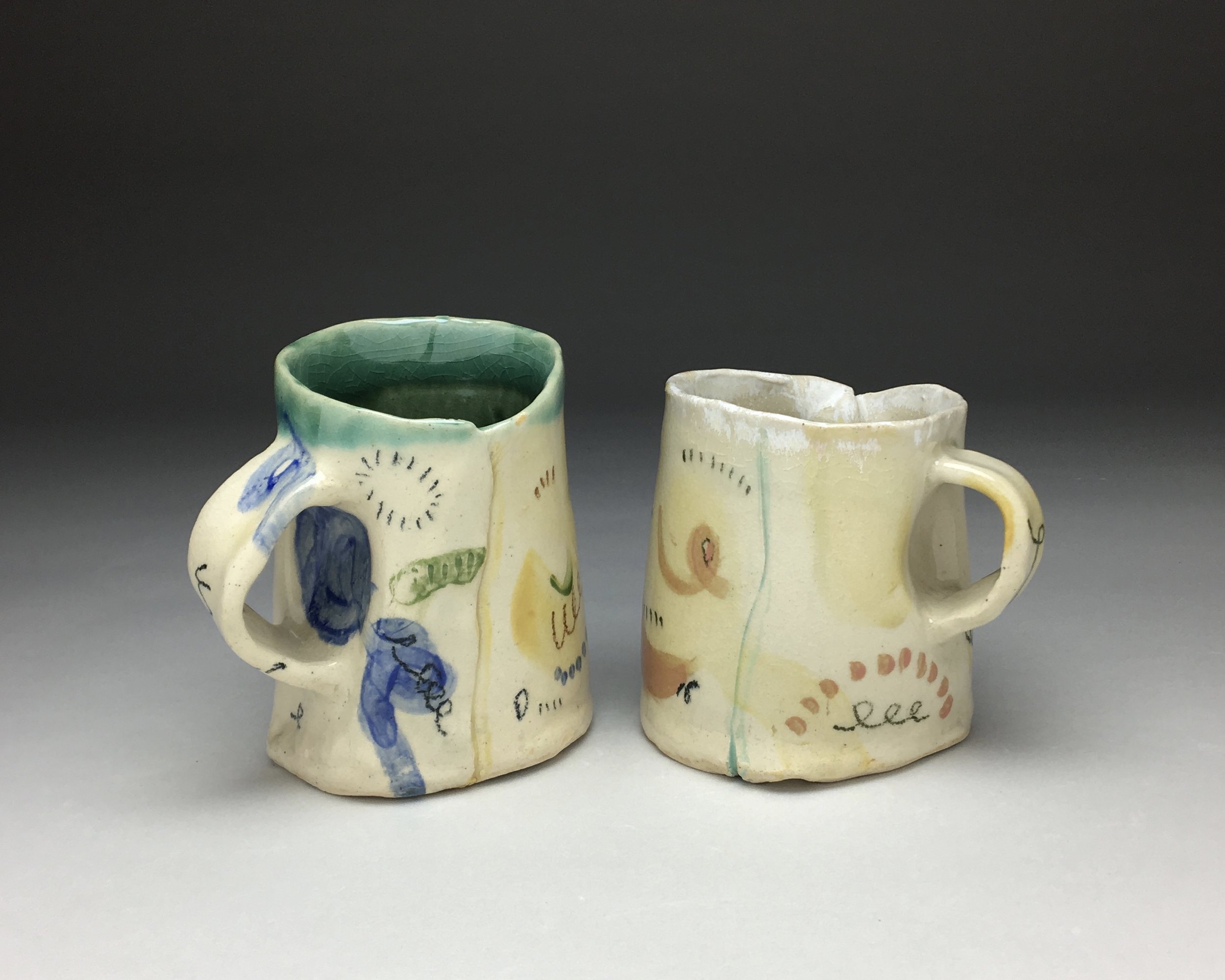 Mugs, Stoneware, Cone 5