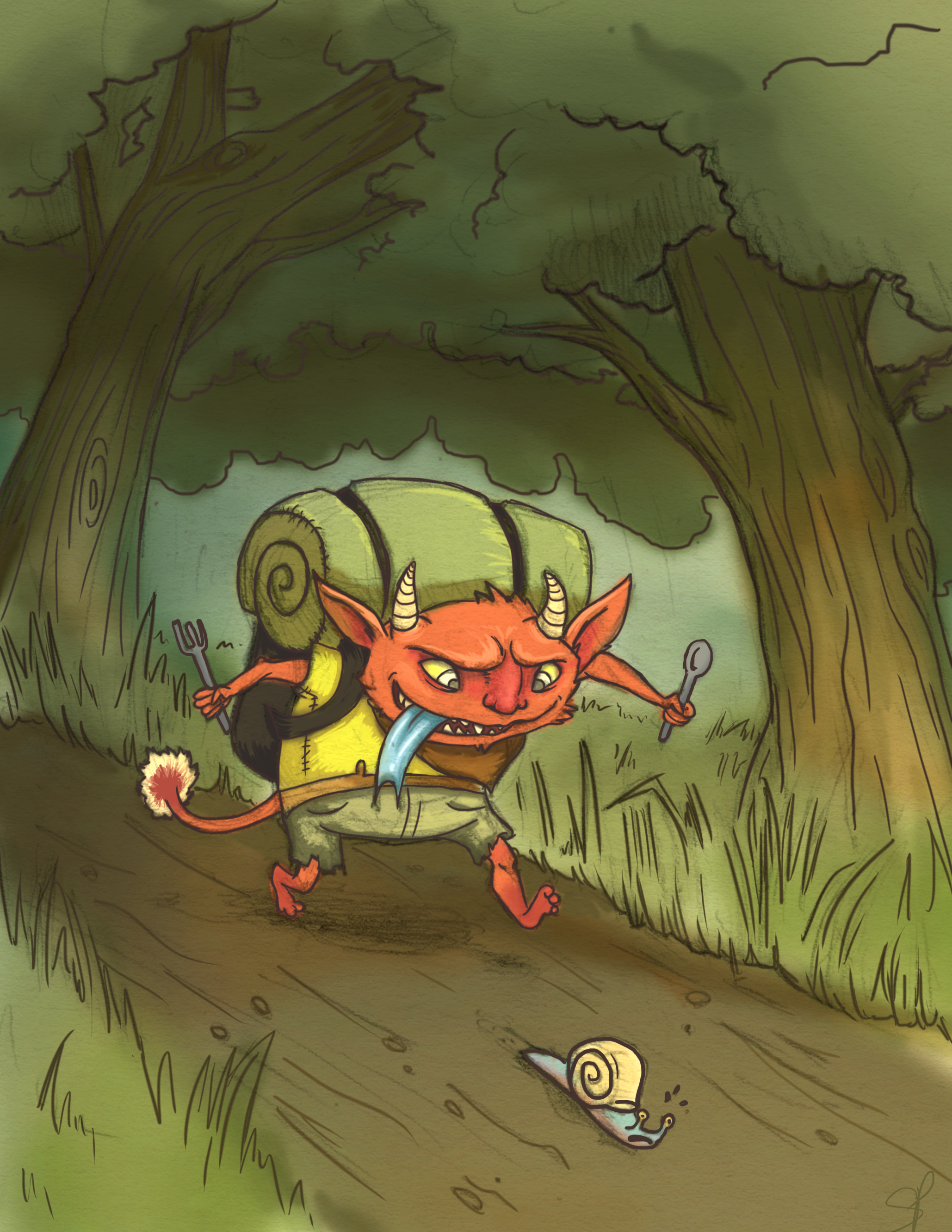 A Gremlin's Dinner