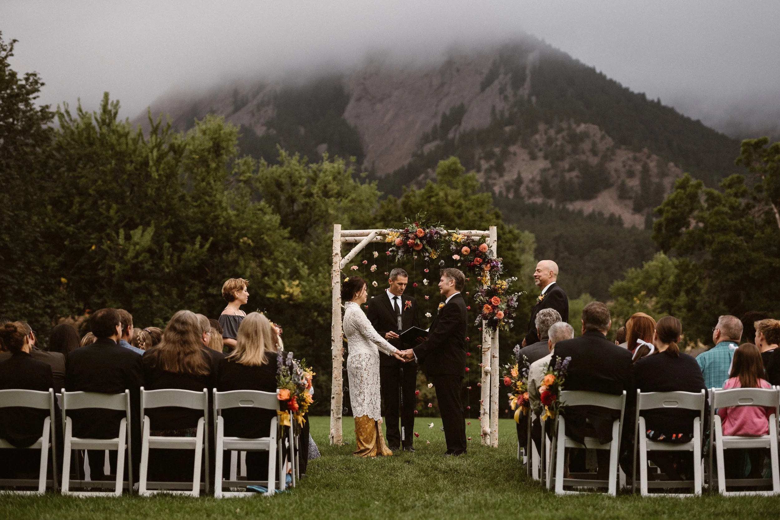 Chautauqua Park Wedding Ceremony in Boulder, Colorado