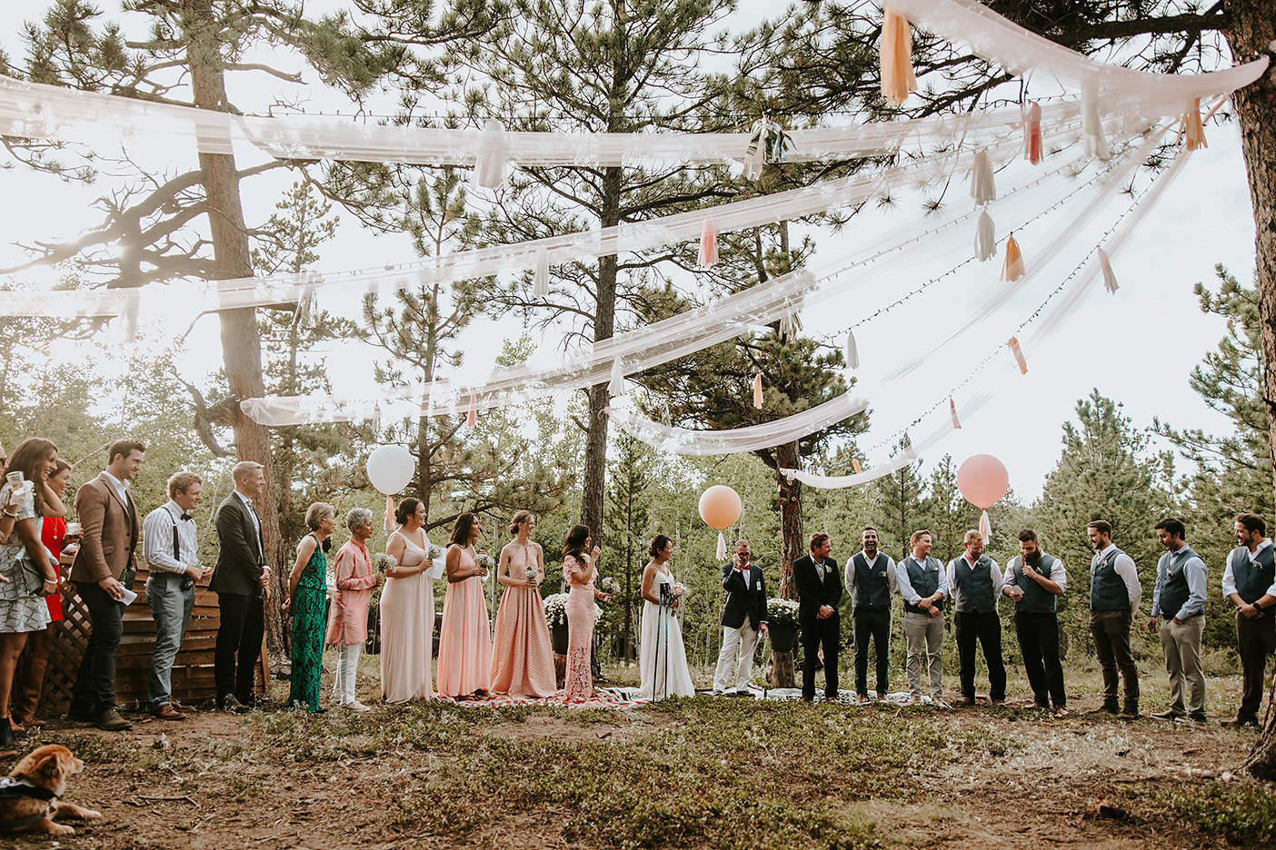 Nederland, Colorado Outdoor Wedding Ceremony