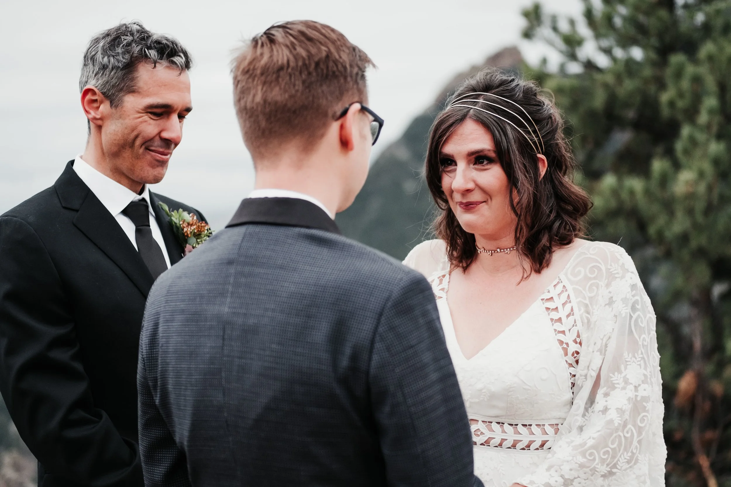 Boulder Wedding Ceremony at Sunrise Amphitheater
