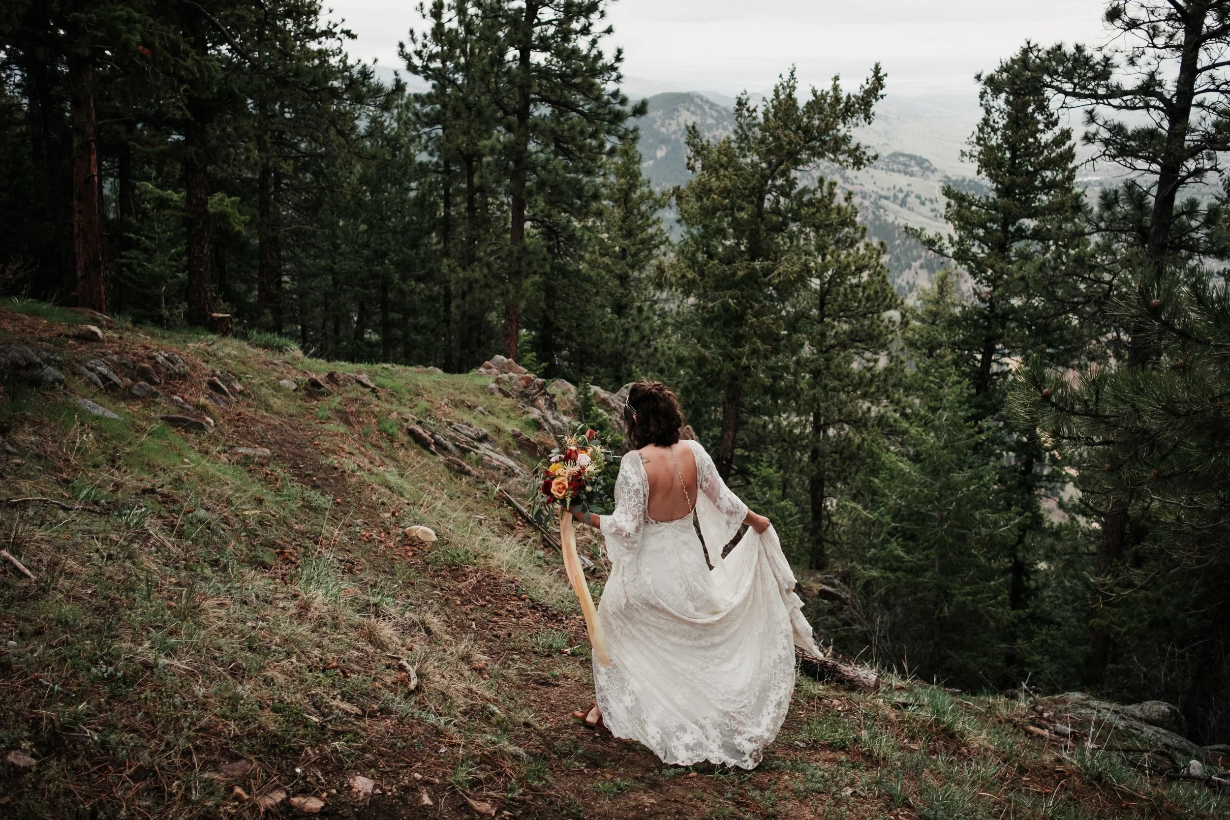 Boulder Bride at Sunrise Amphitheater