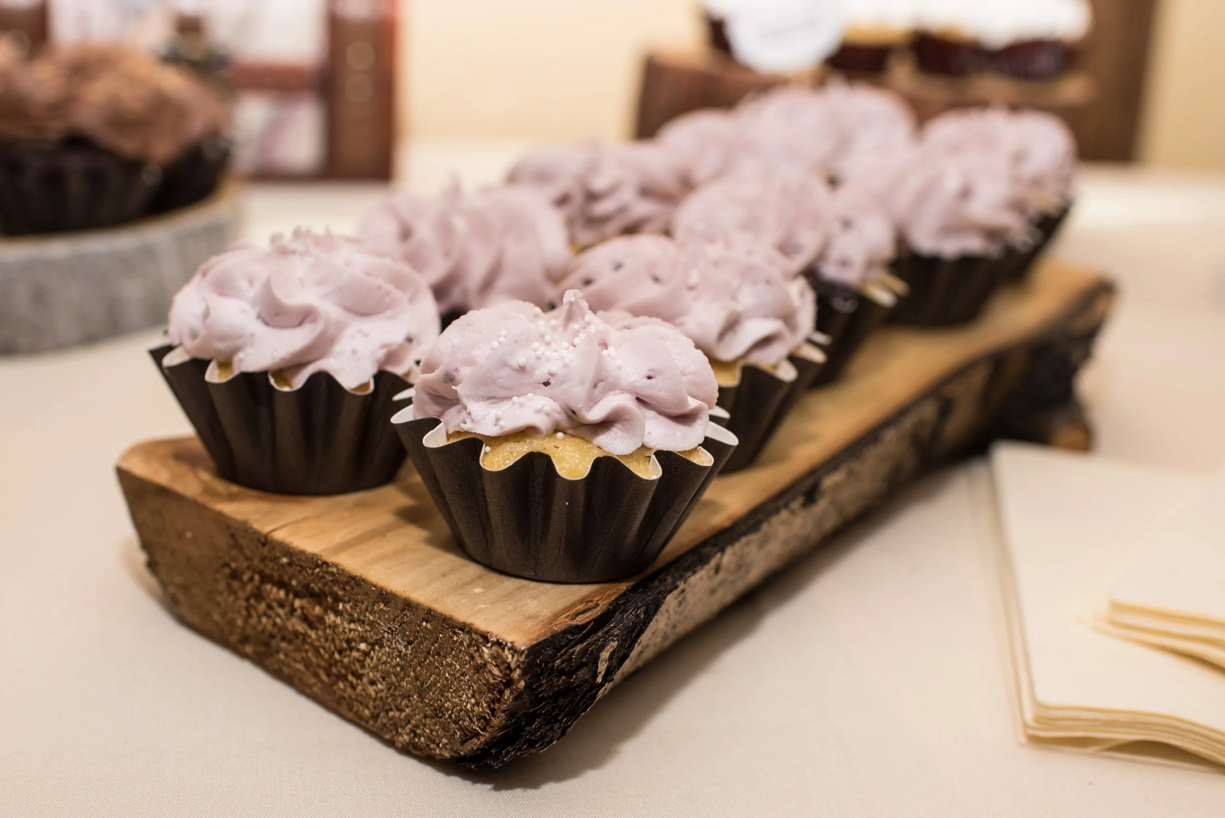 The Dessert Stand Cupcakes for Breckenridge Wedding