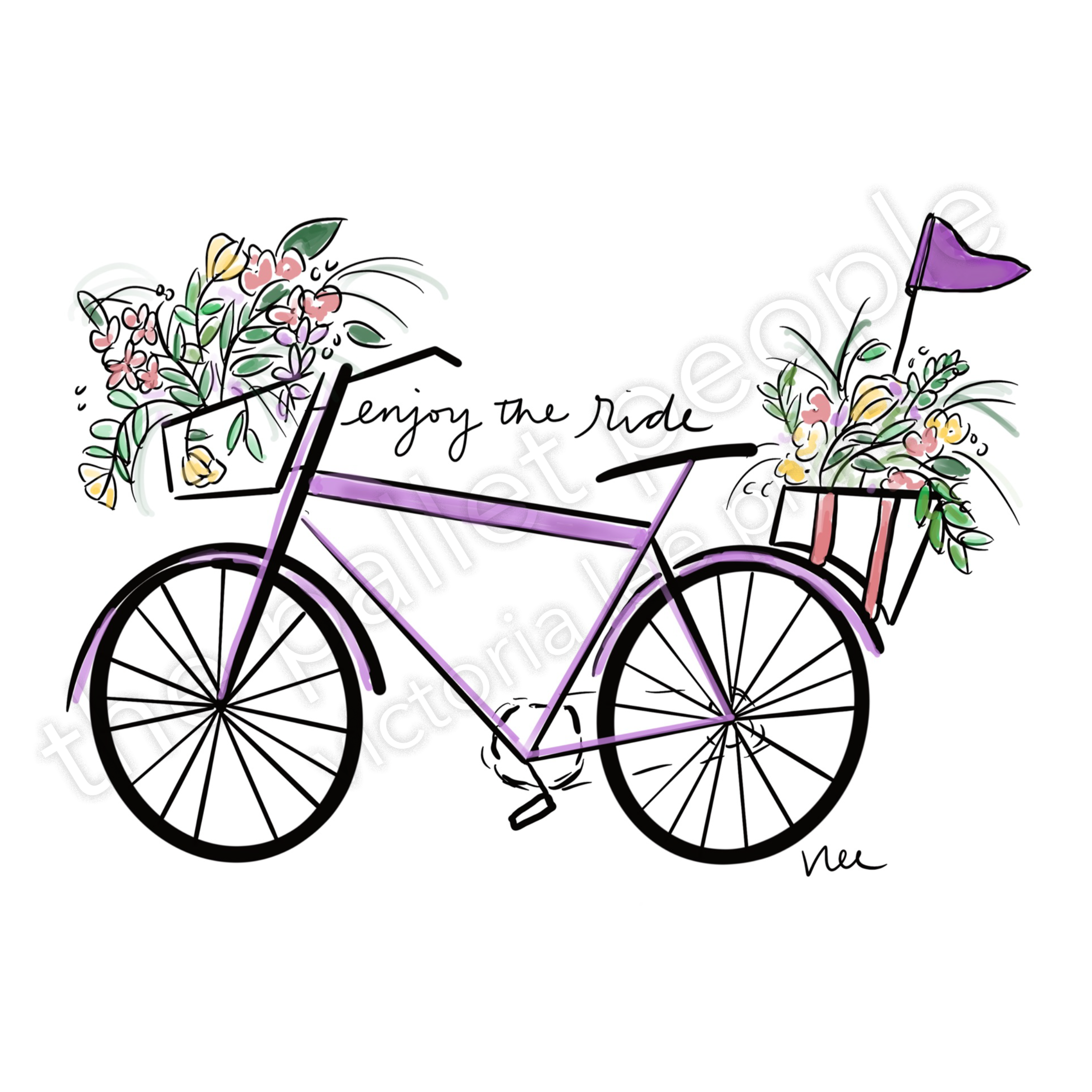 Enjoy The Ride Digital Print
