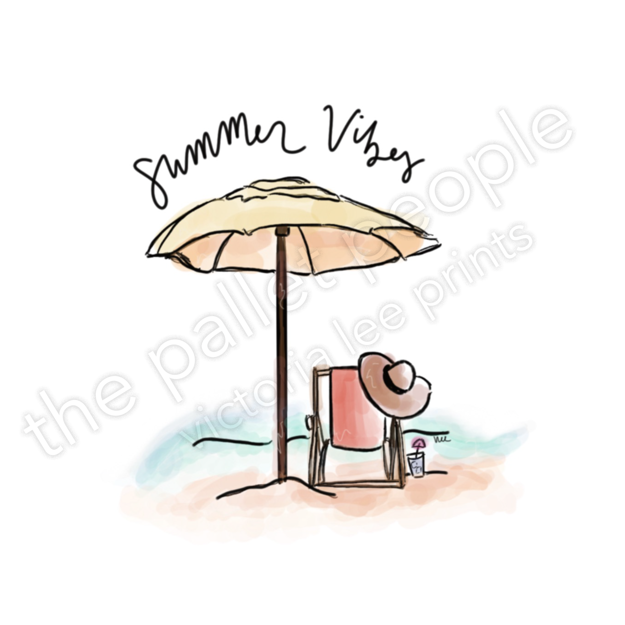 Summer Vibes Digital Print