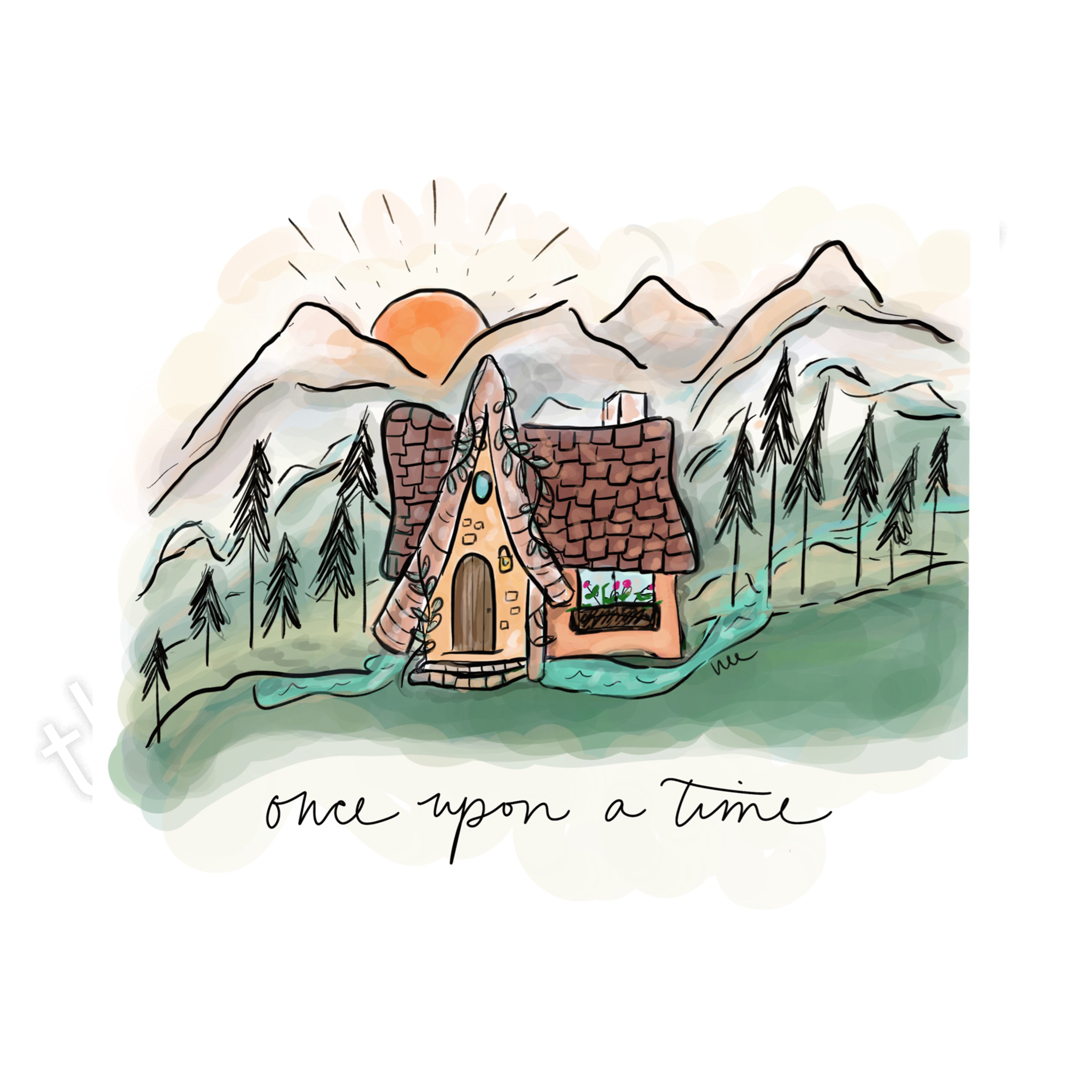 Once Upon A Time Digital Print