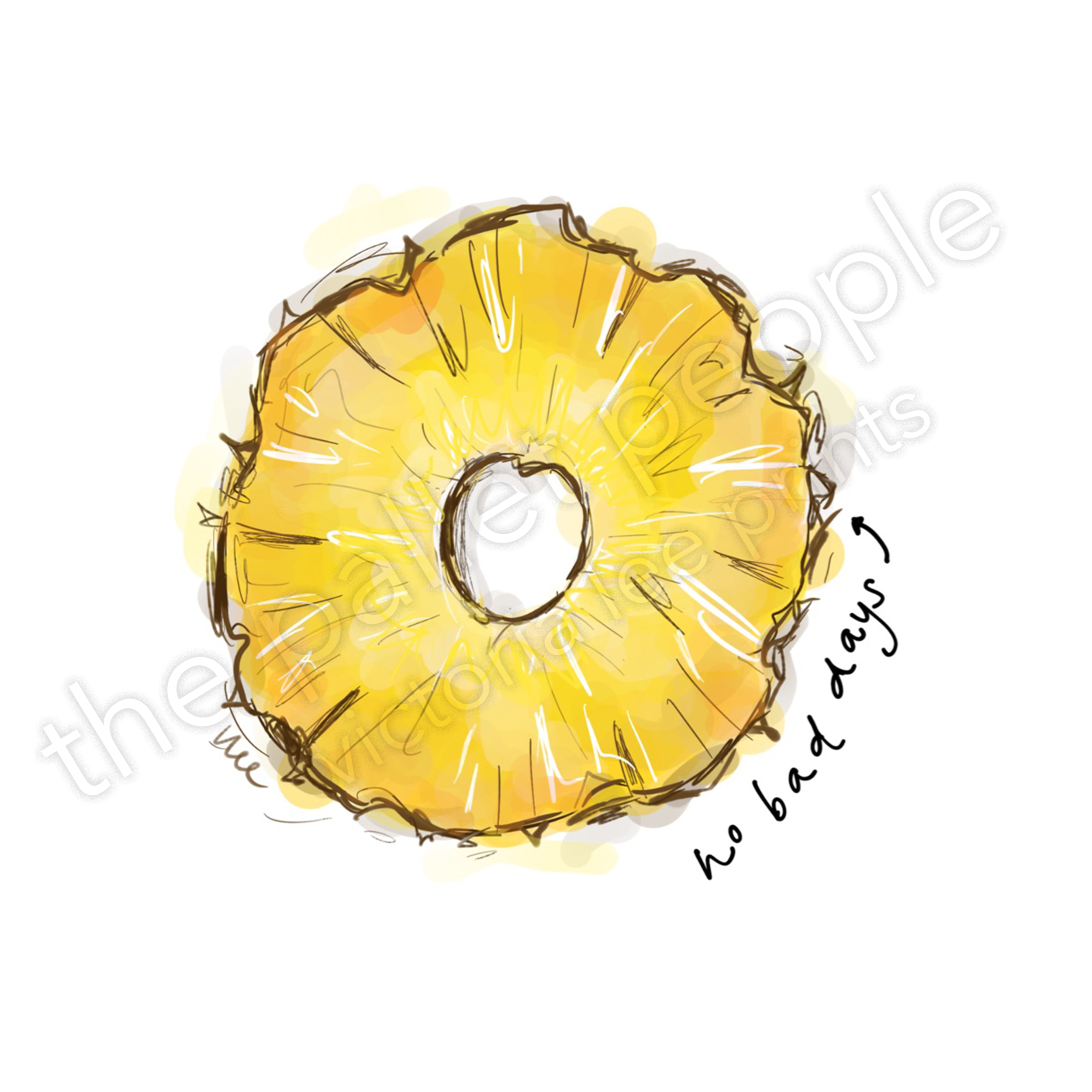 Pineapple Digital Print