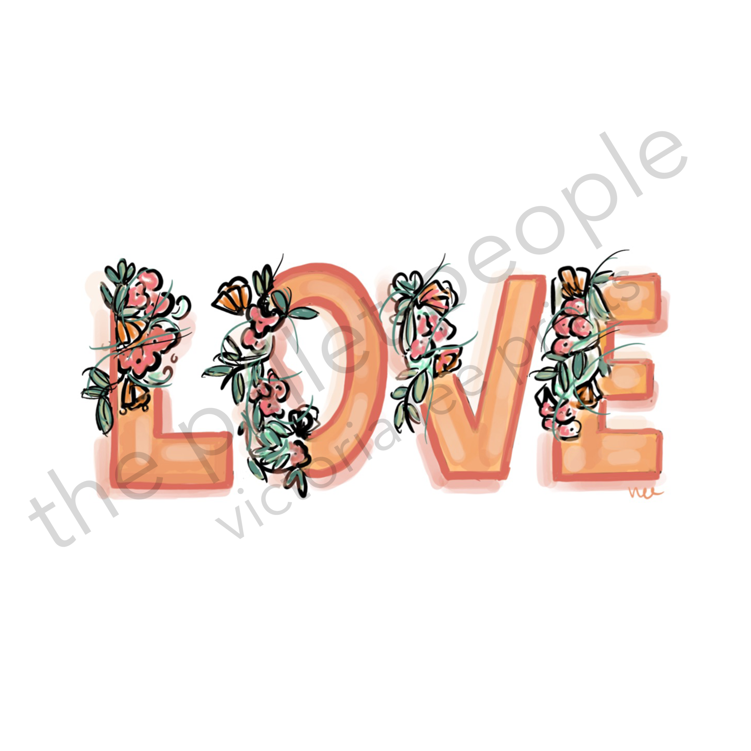 Love Digital Print