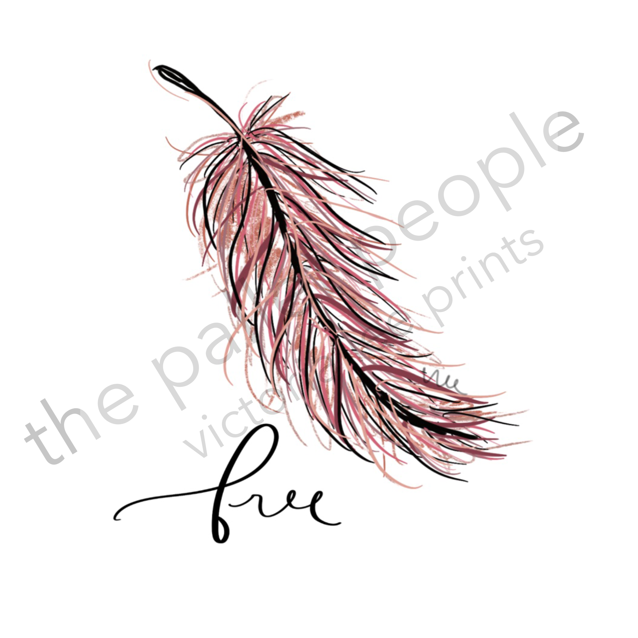 Feather Digital Print
