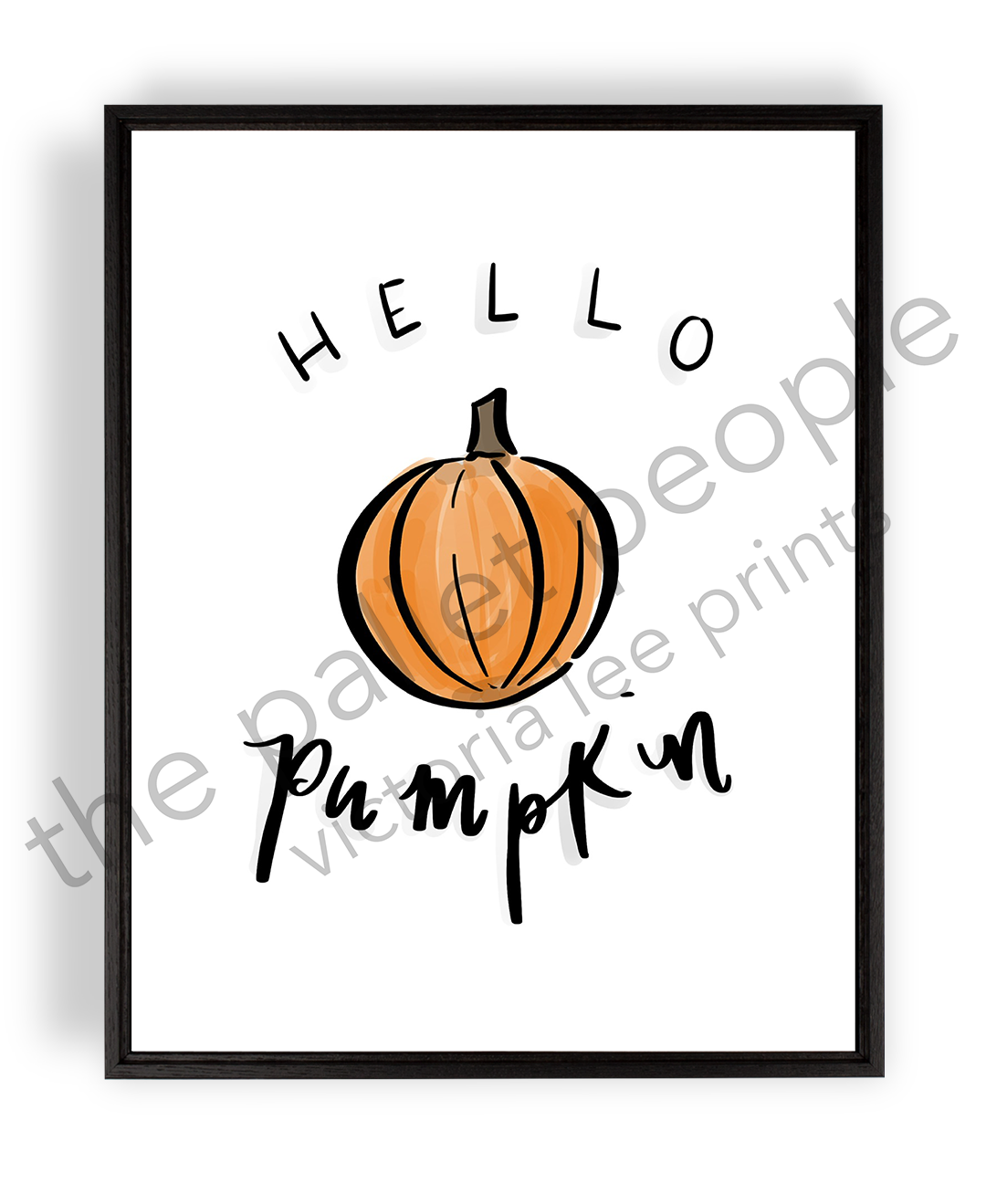 Hello Pumpkin Print 