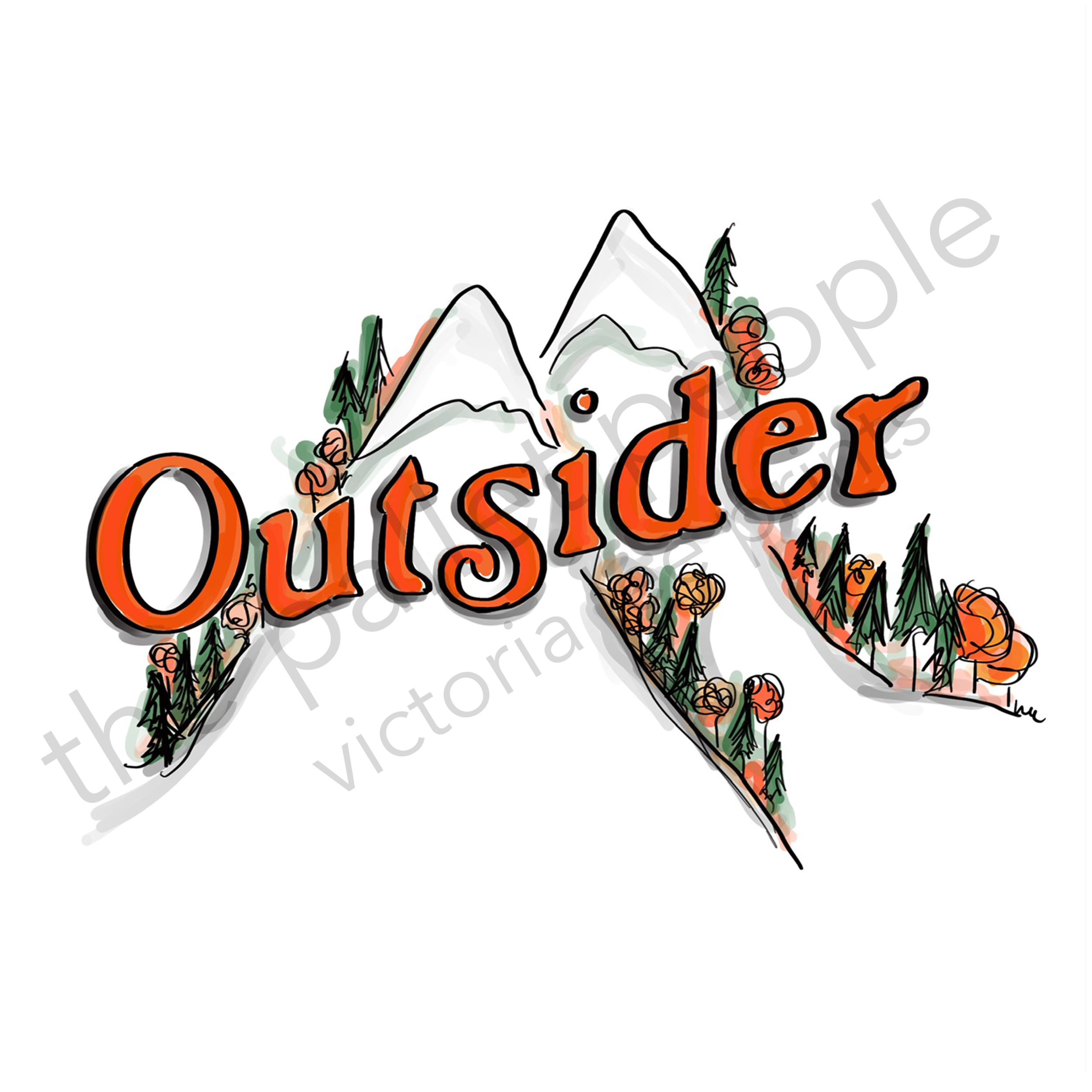 Outsider Digital Print