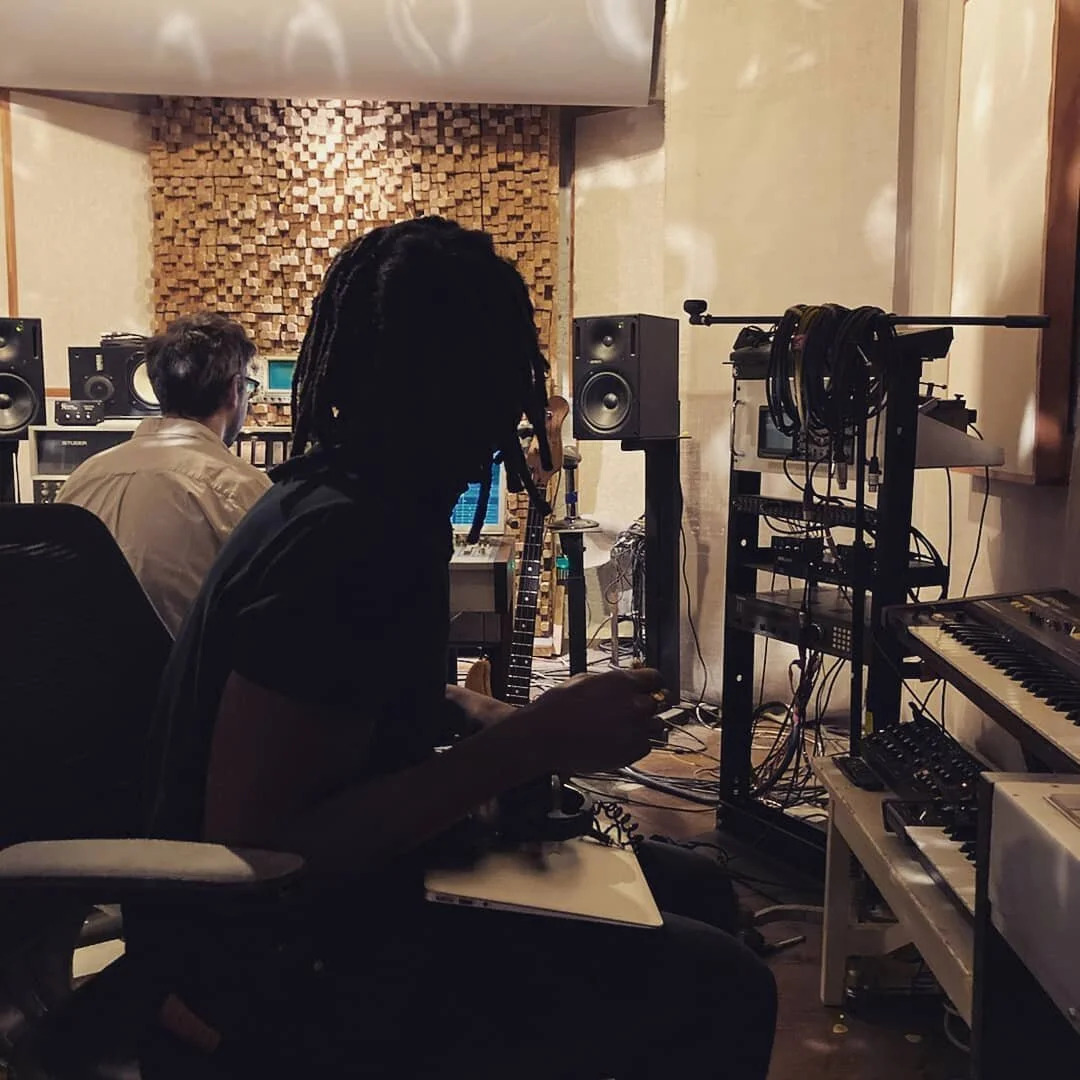 And so it begins - the process of recording and sharing original music with you - and I can't wait. So much gratitude and appreciation to the beings that are @carlostruly and @indiebuz. Y'all defy gravity.