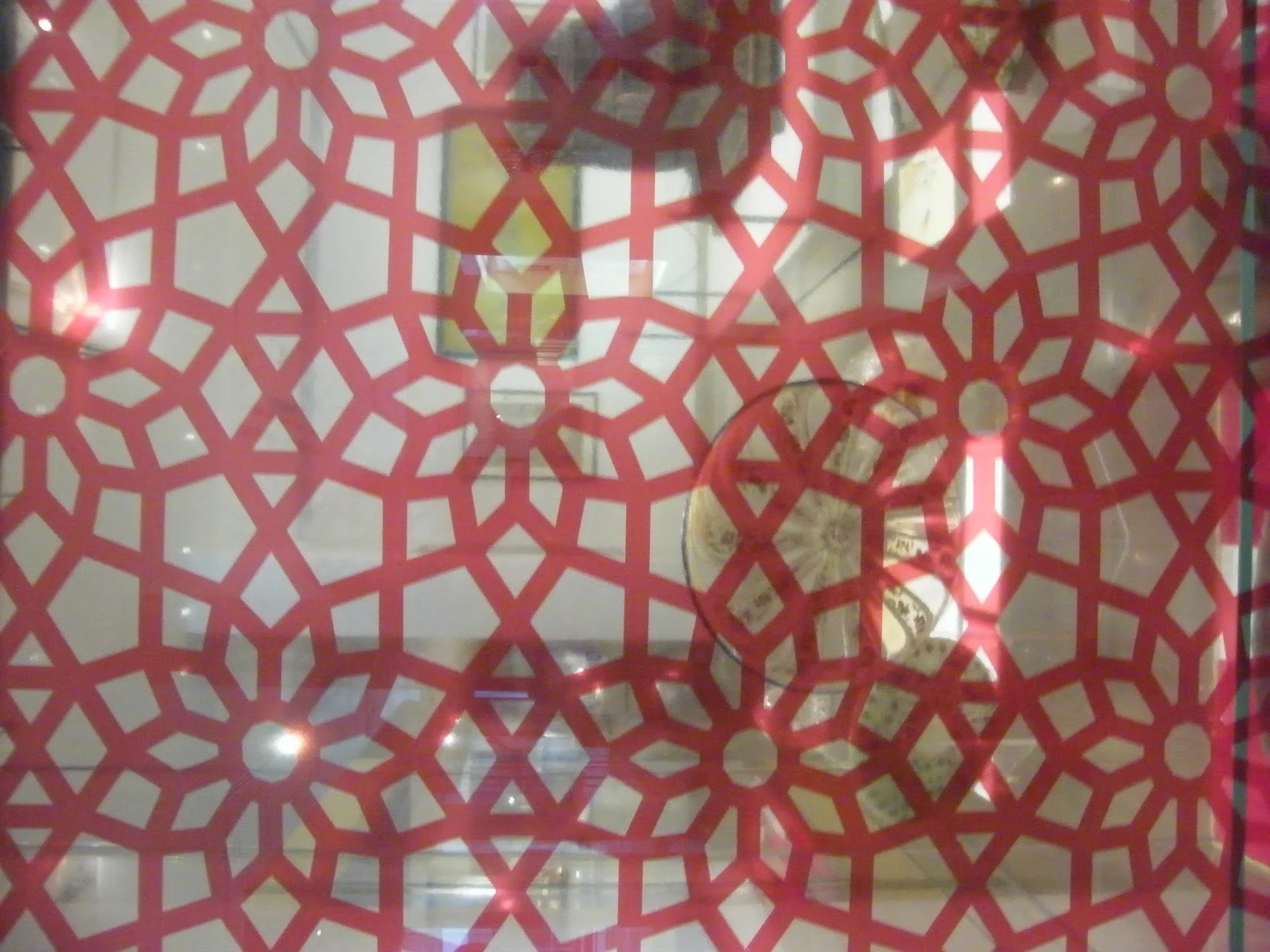 Screen design echoing traditional marble carved screens; Islamic Museum, Kuala Lumpur.