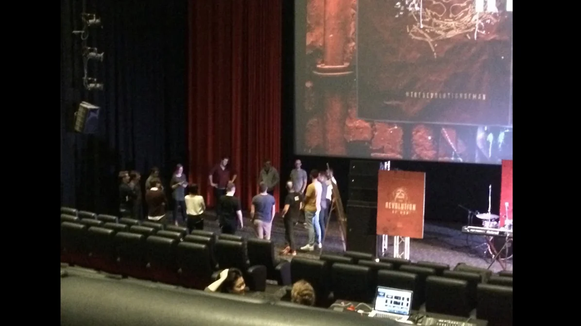City on the Hill staff praying before a service. Image posted by Solomon Xie on Google Maps