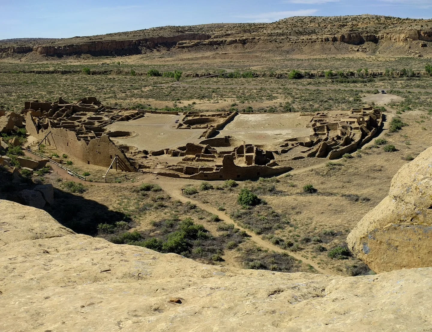 The ruins of Pueblo Bonito, Chaco Canyon, New Mexico USA - photos by Karl Volkmar / June 2018