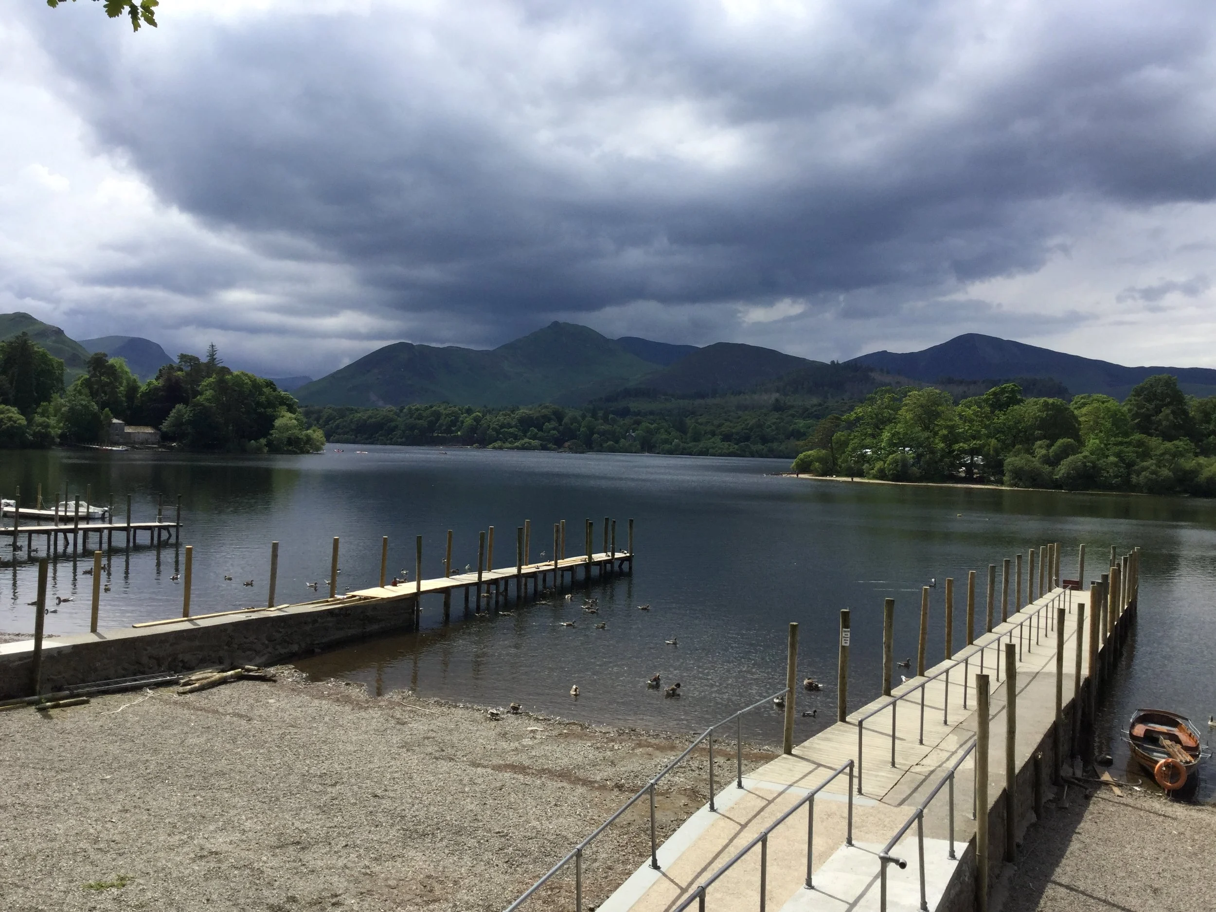 Images: Whitehaven harbour and Derwentwater Lake, Keswick. Photos: Stephen Burns.