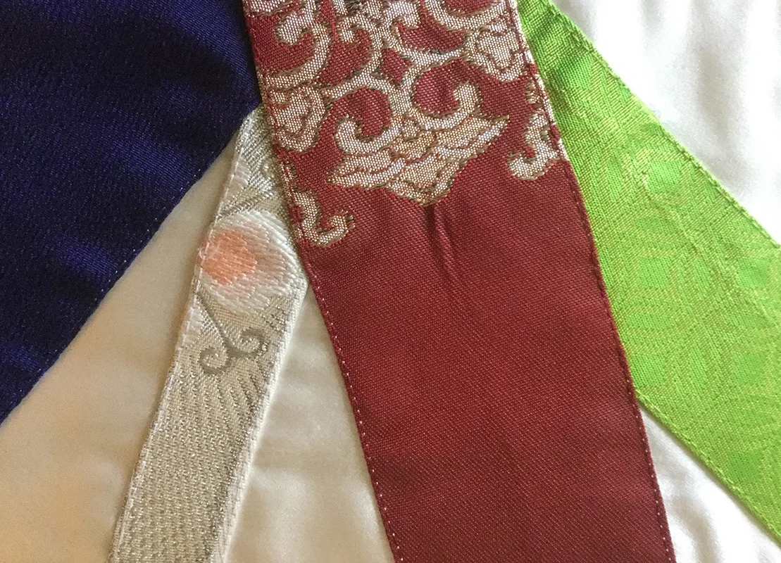 Photograph by Stephen Burns. Close up of stole. Textile artist: Sarah Forrester, St. James Episcopal Church, Porter Square, Cambridge, Massachusetts.