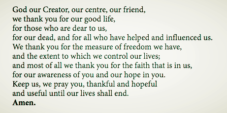 From Night Prayer in A New Zealand Prayer Book .