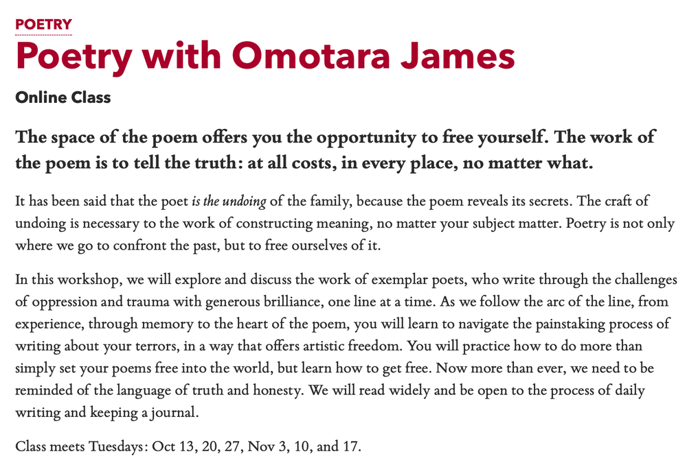 New Page Omotara James