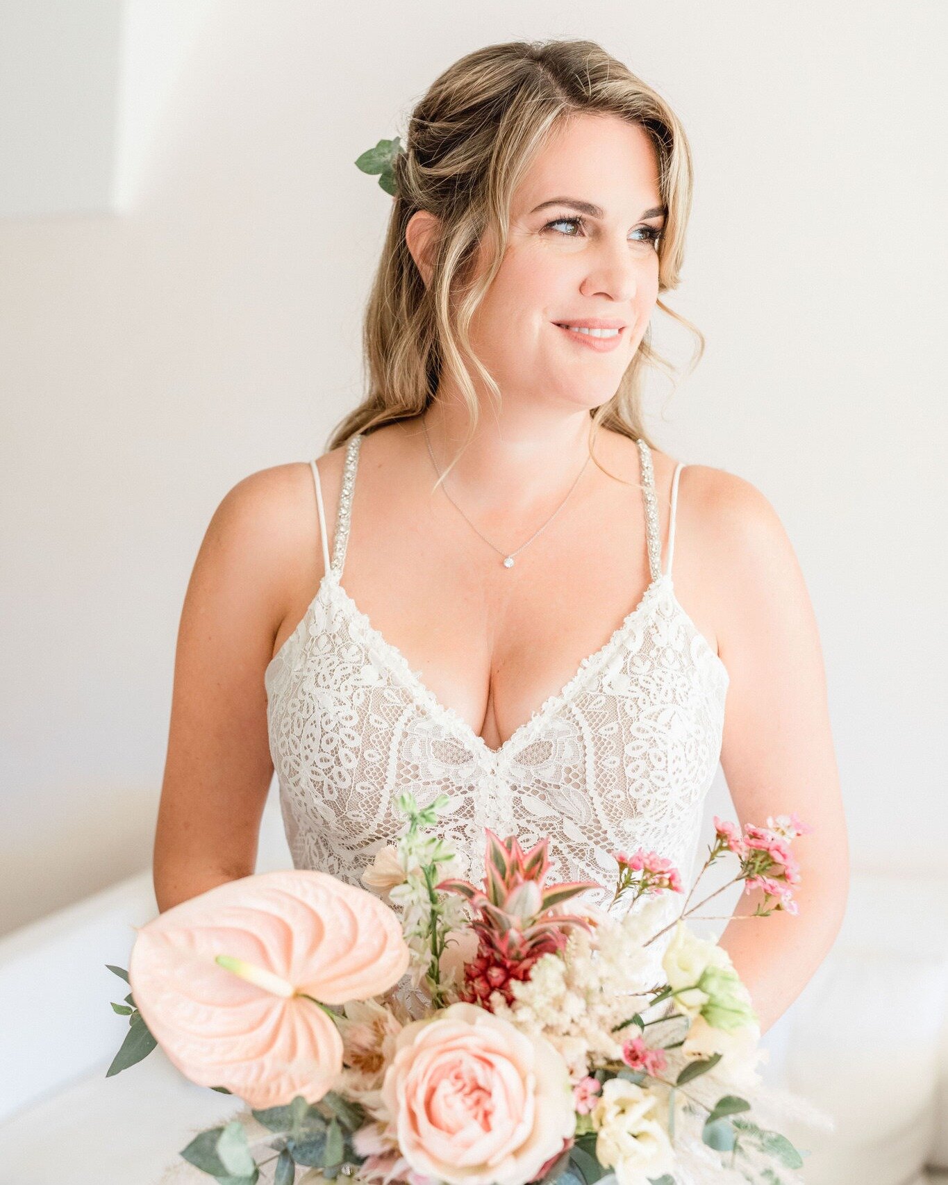 One of my favorite parts of the day to photograph is the Getting Ready of the bridal couple. The anticipation, the emotions, the details! I just love it. One little suggestion if you're having a photographer present during your preparations: Make sur