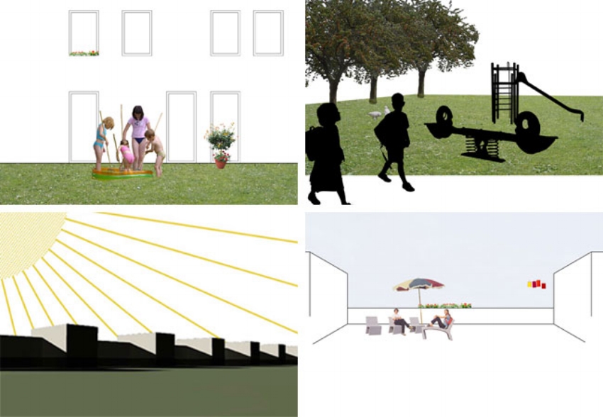 Auslober : GWG München Bearbeitung : 2009 Landschaftarchitektin : Marisa Schiefer München