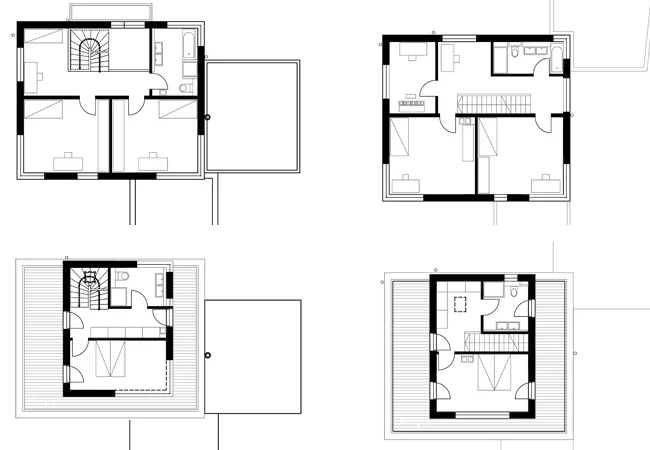 Bauherr : privat Fertigstellung : 2013 Wohn-/Nutzfläche : ca. 185m² + 195m² Bauwerkskosten : jeweils ca. 400.000 € Leistungsphasen : LPH 1-9