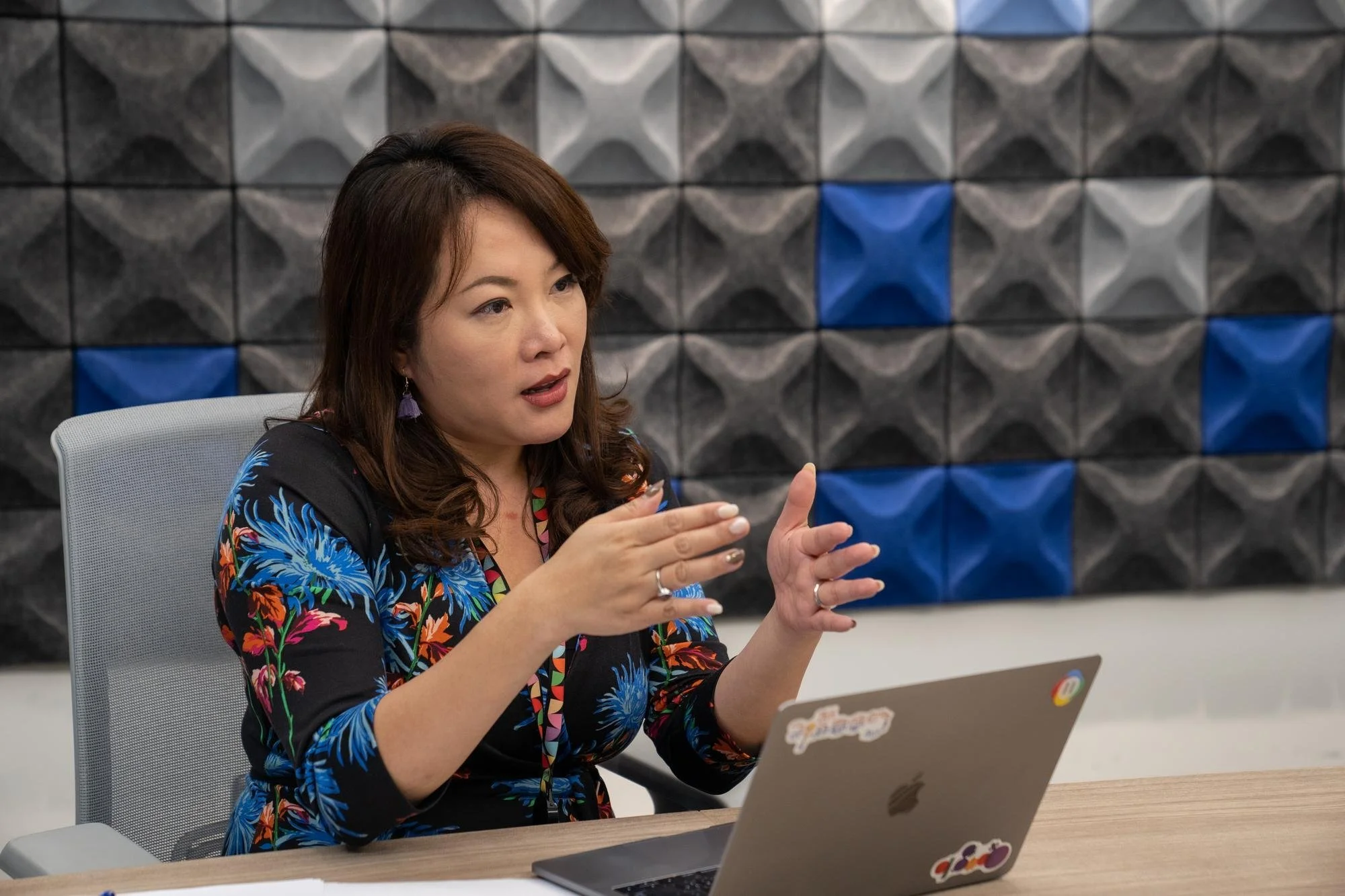 Google has developed Google Panda to reduce search rankings for content farms, said Google Taiwan’s Anita Chen. Photo by Su Wei-ming.